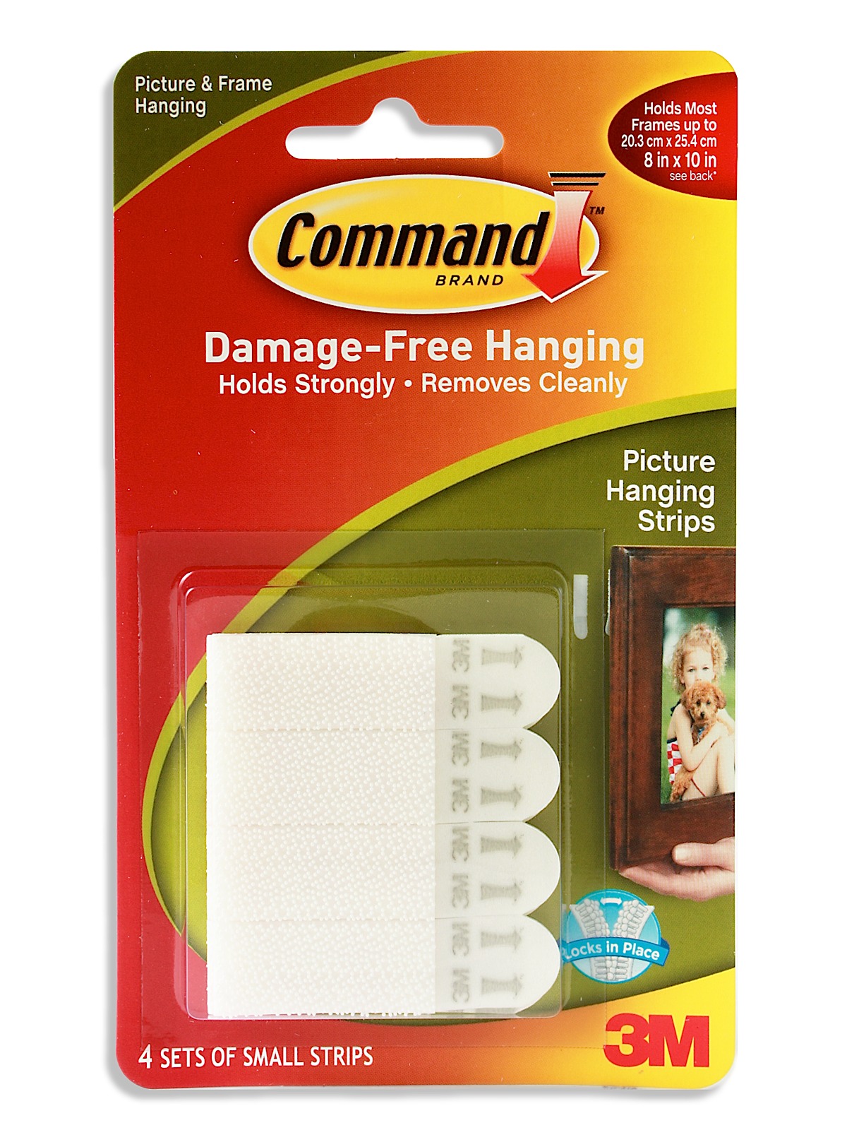 Command Picture Hanging Strips White Small Pack Of 4 Sets