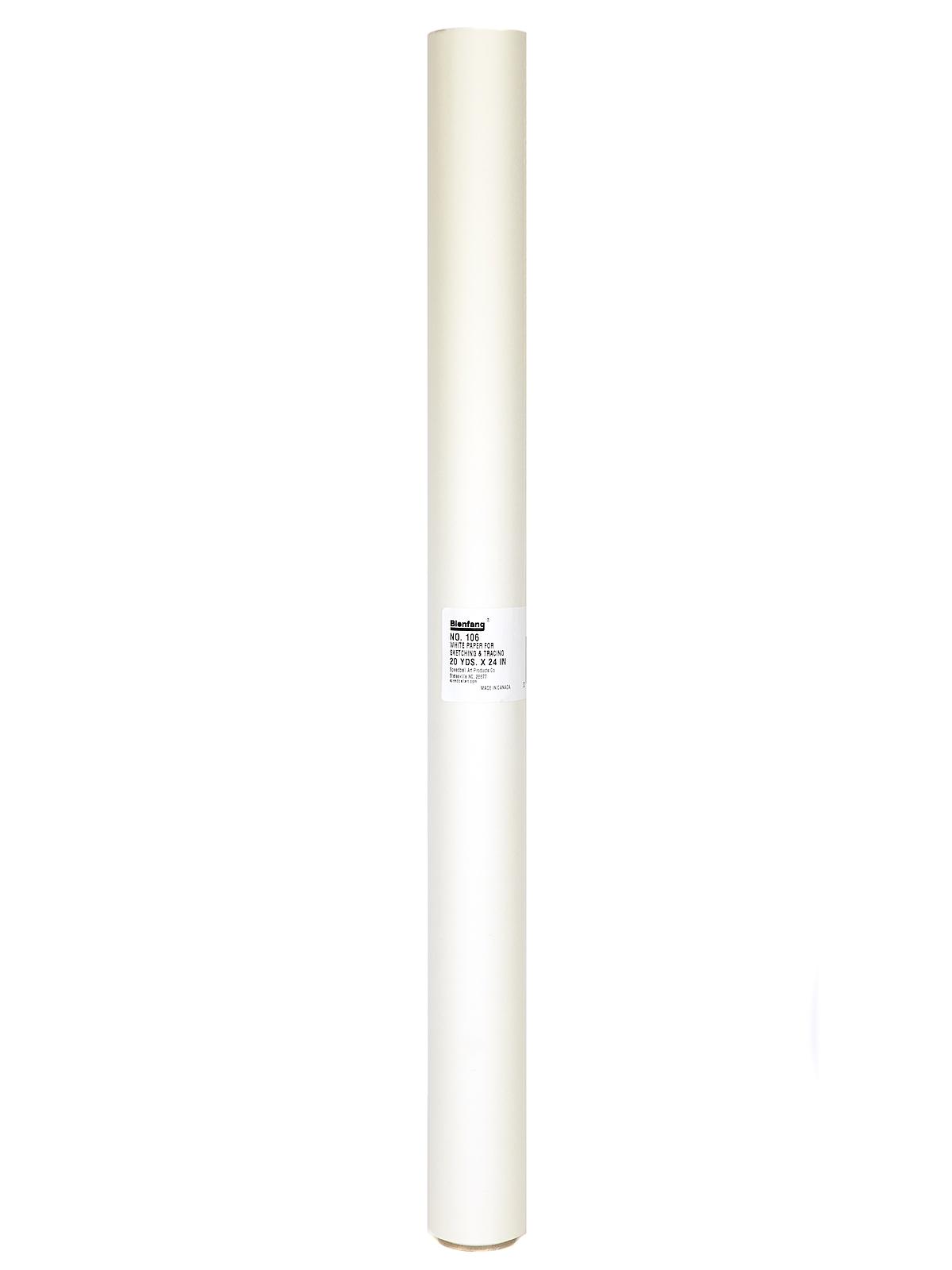 No.106 White Paper for Sketching & Tracing 24 in. x 20 yd. roll