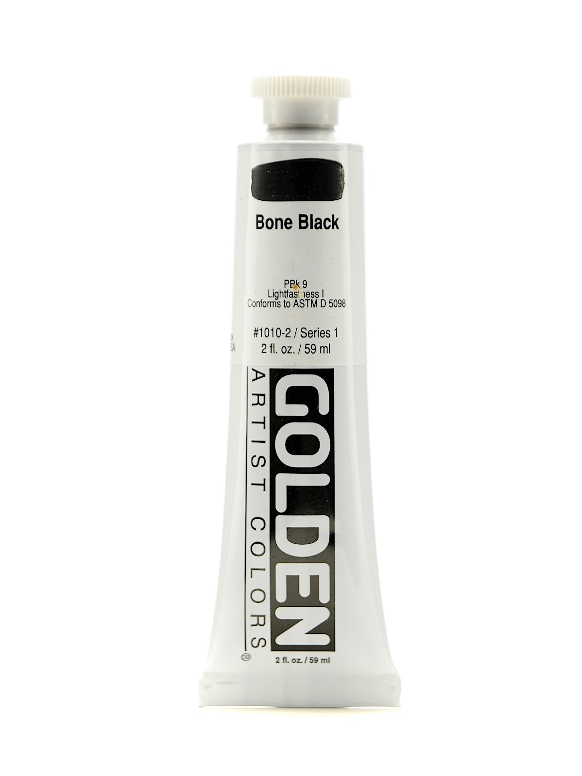 Heavy Body Acrylics bone black 2 oz.