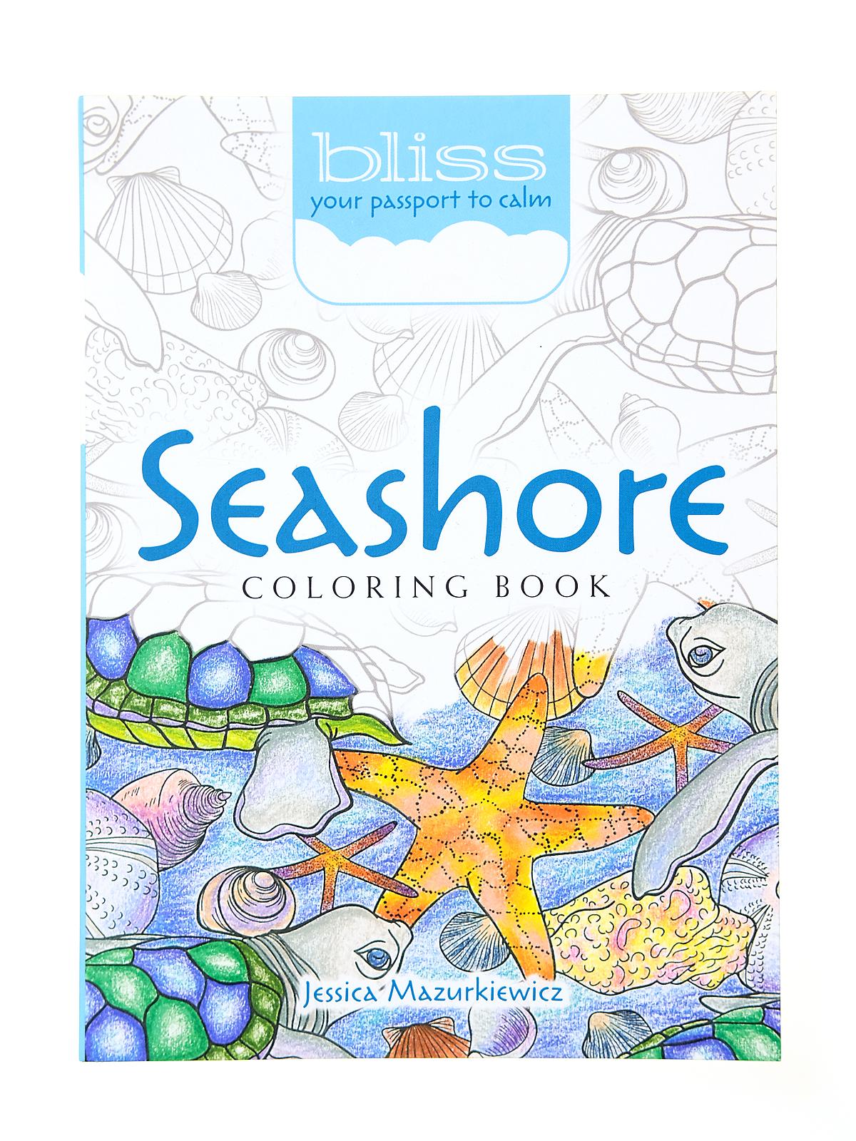 Bliss: Adult Coloring Books Seashore