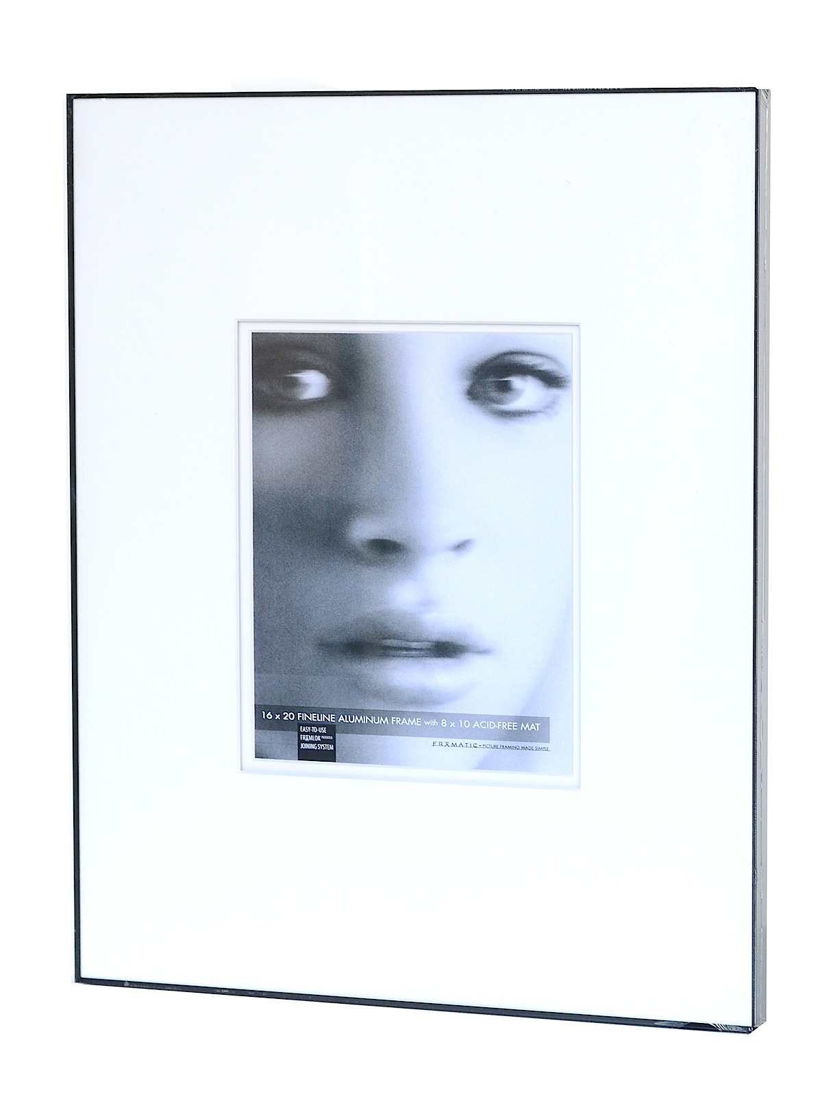 Double Matted Fineline Aluminum Frames 16 In. X 20 In. 8 In. X 10 In. Opening
