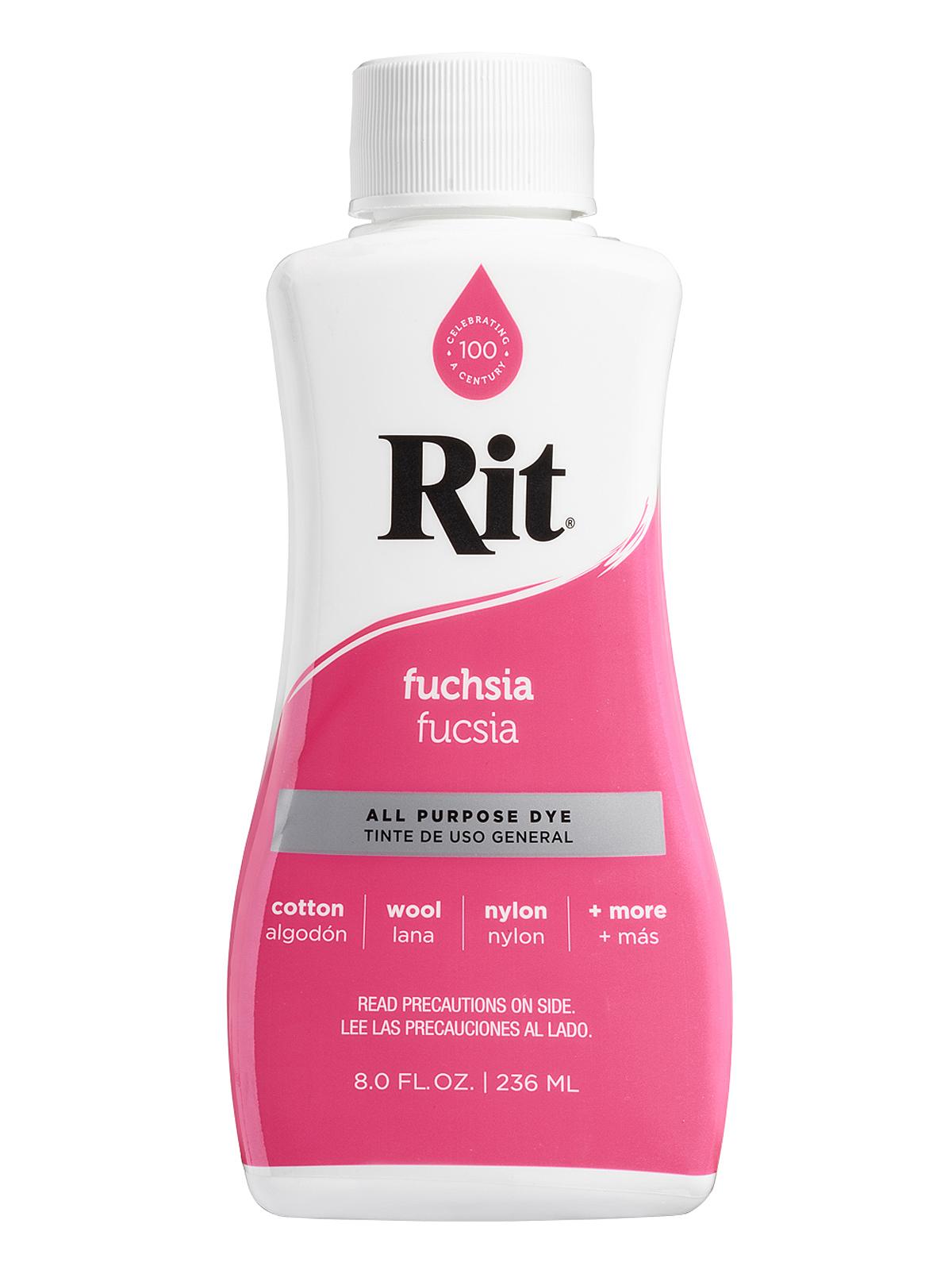 Dyes fuchsia liquid 8 oz. bottle