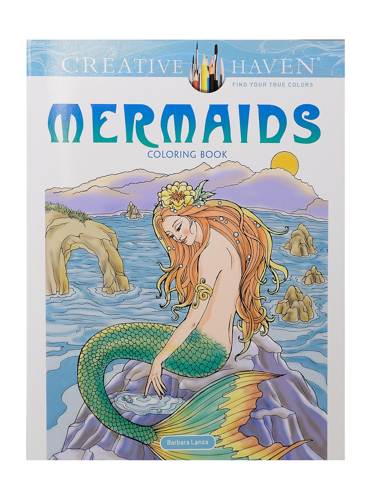 Creative Haven Coloring Books mermaids