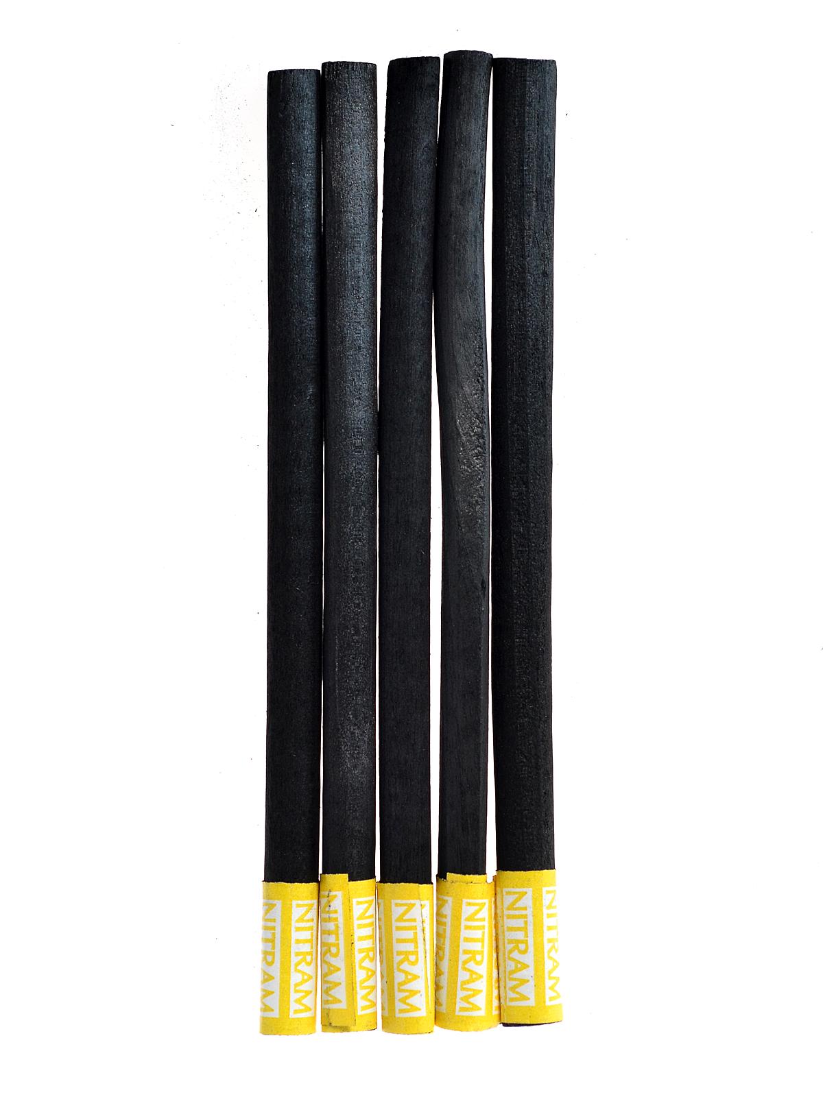 Extra Soft Fine Art Charcoal medium 8 mm pack of 5