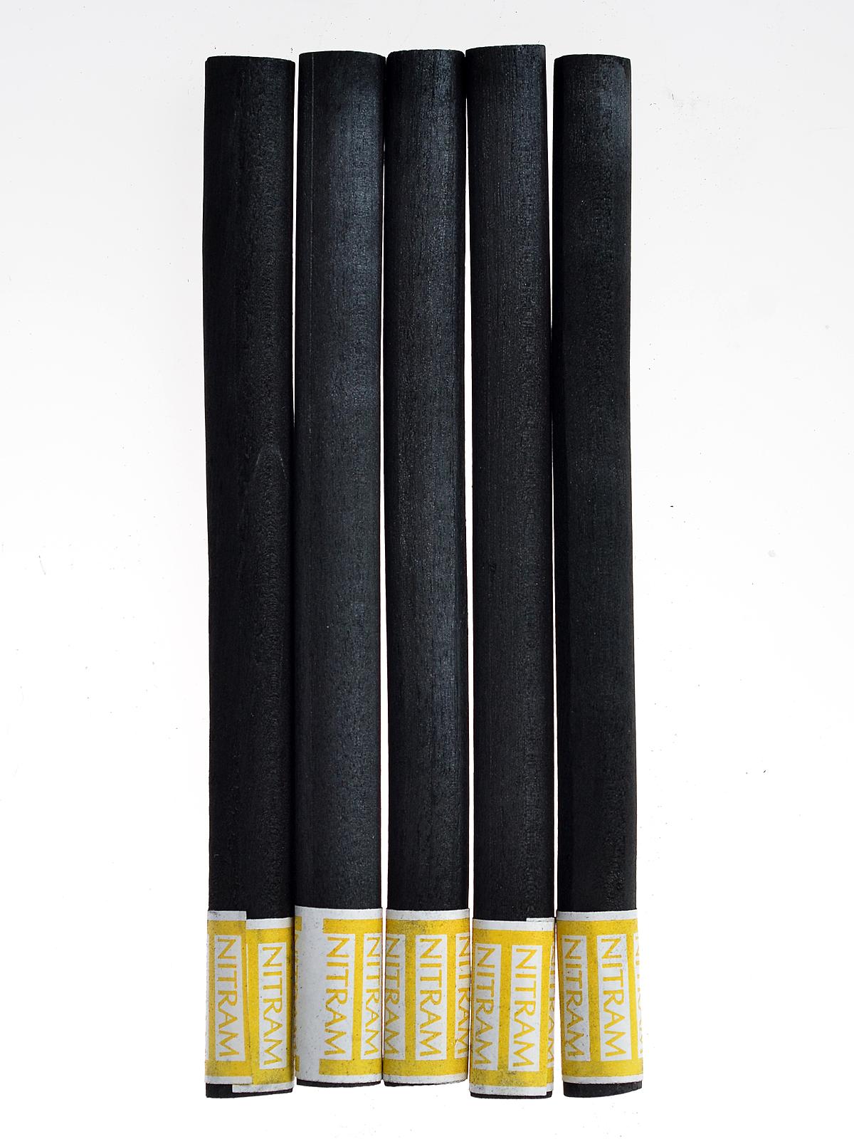 Extra Soft Fine Art Charcoal large 12 mm pack of 5