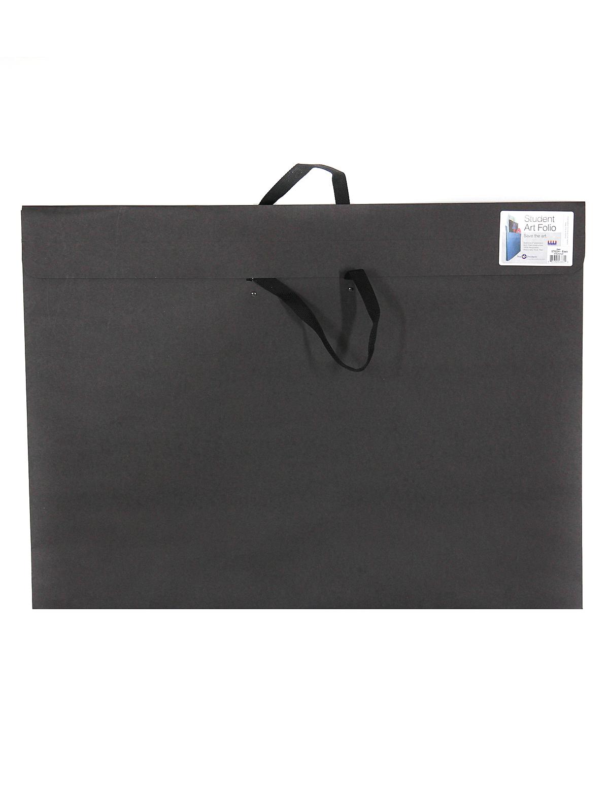 Student Art Folio with Handles 23 in. x 31 in. x 2 in. black