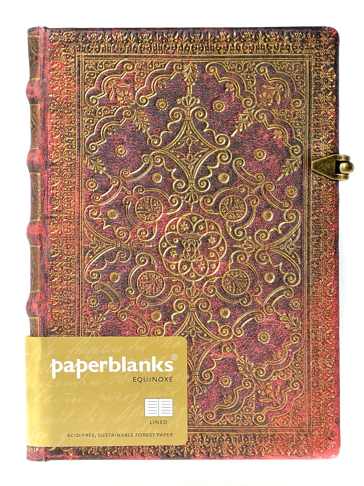 Equinoxe Journals carmine Midi, 5 in. x 7 in. 240 pages, lined