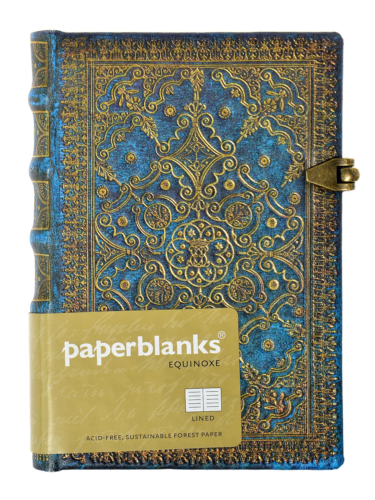 Equinoxe Journals azure Mini, 3 1 2 in. x 5 1 2 in. 240 pages, lined