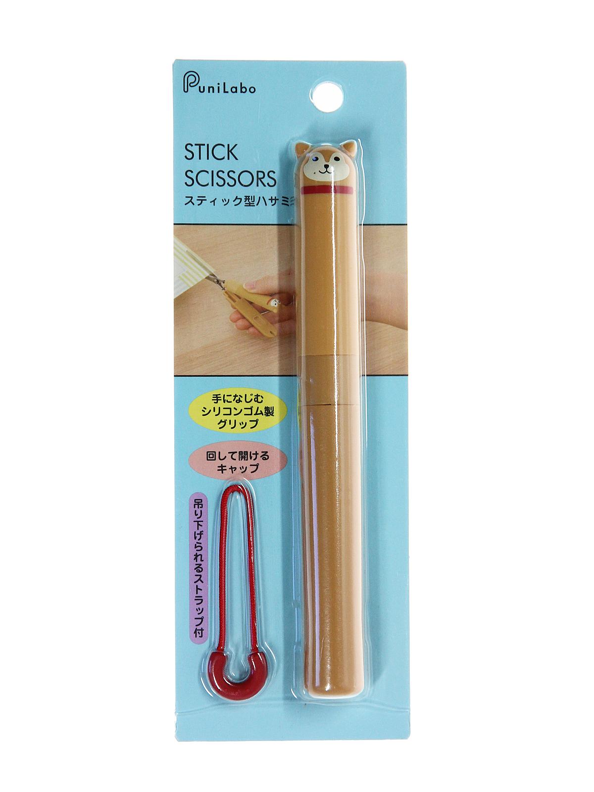 Stick Scissors shiba dog