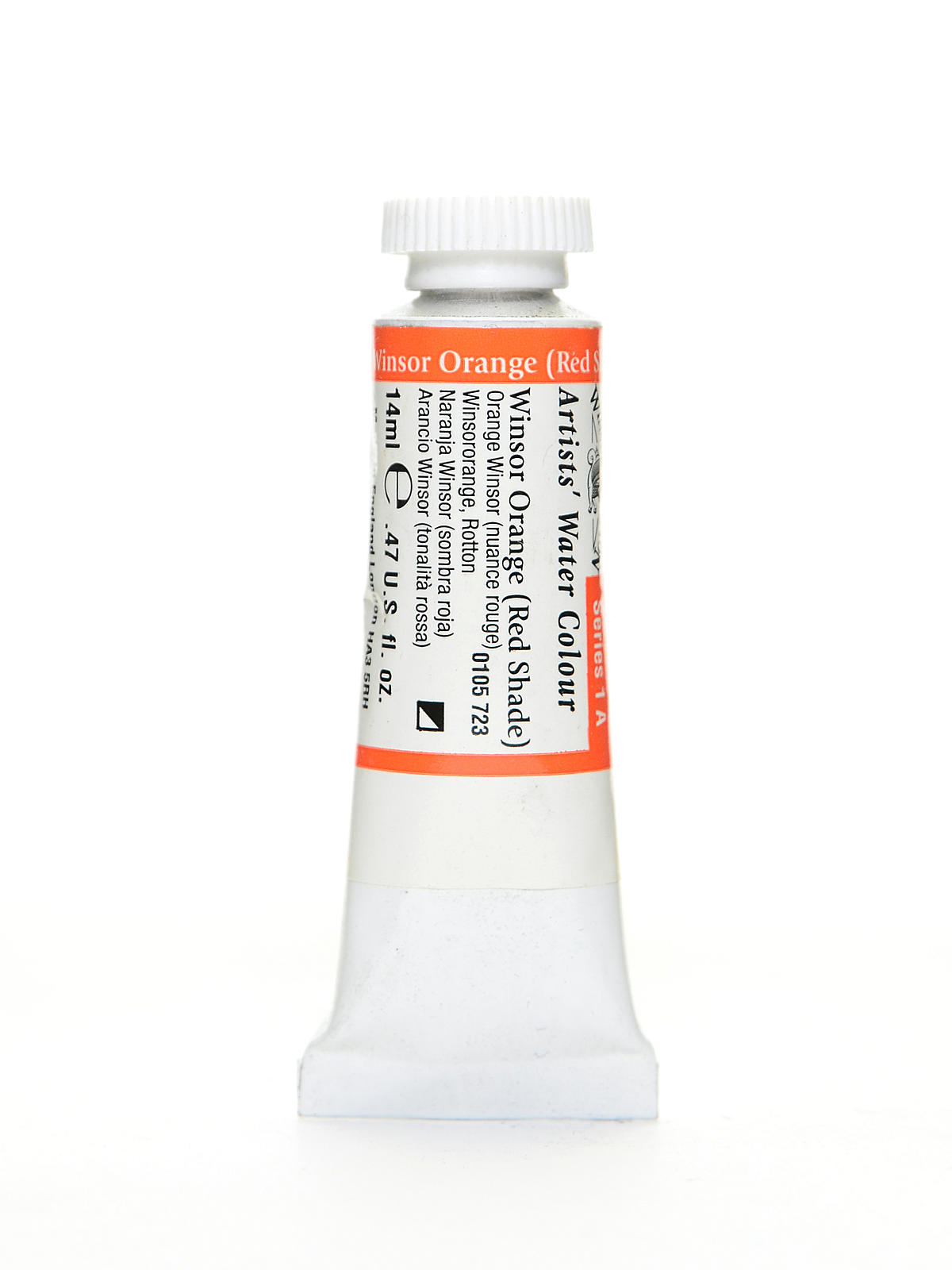 Professional Water Colours Winsor orange red shade 14 ml 723
