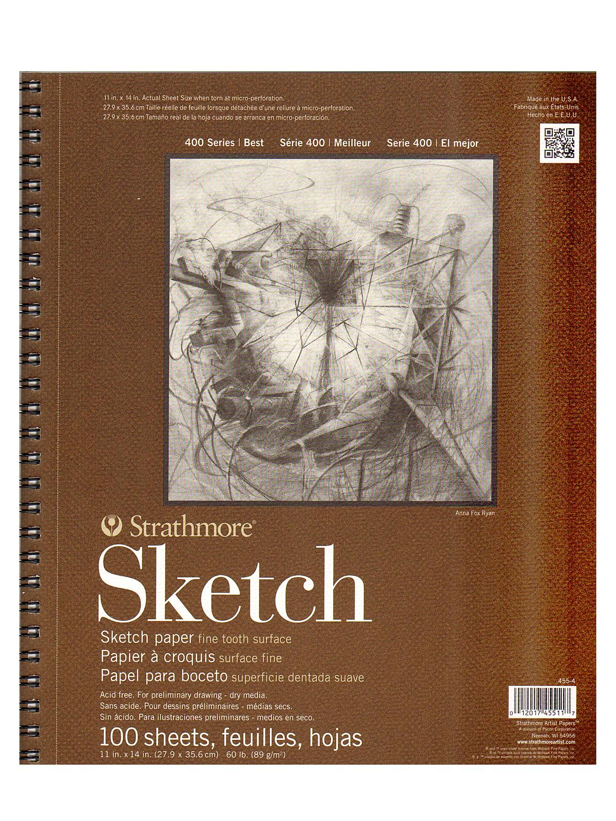 Series 400 Sketch Pads 11 in. x 14 in. 100 sheets