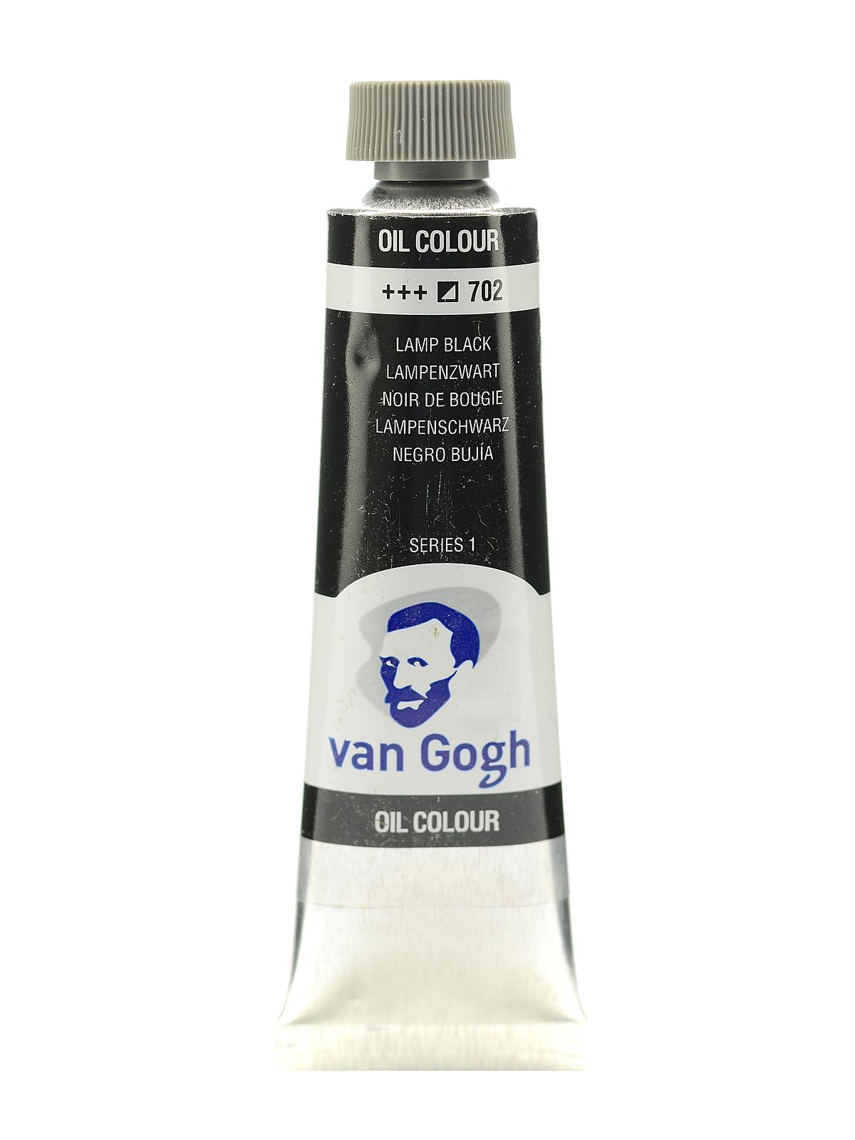 Oil Color lamp black 40 ml (1.35 oz)