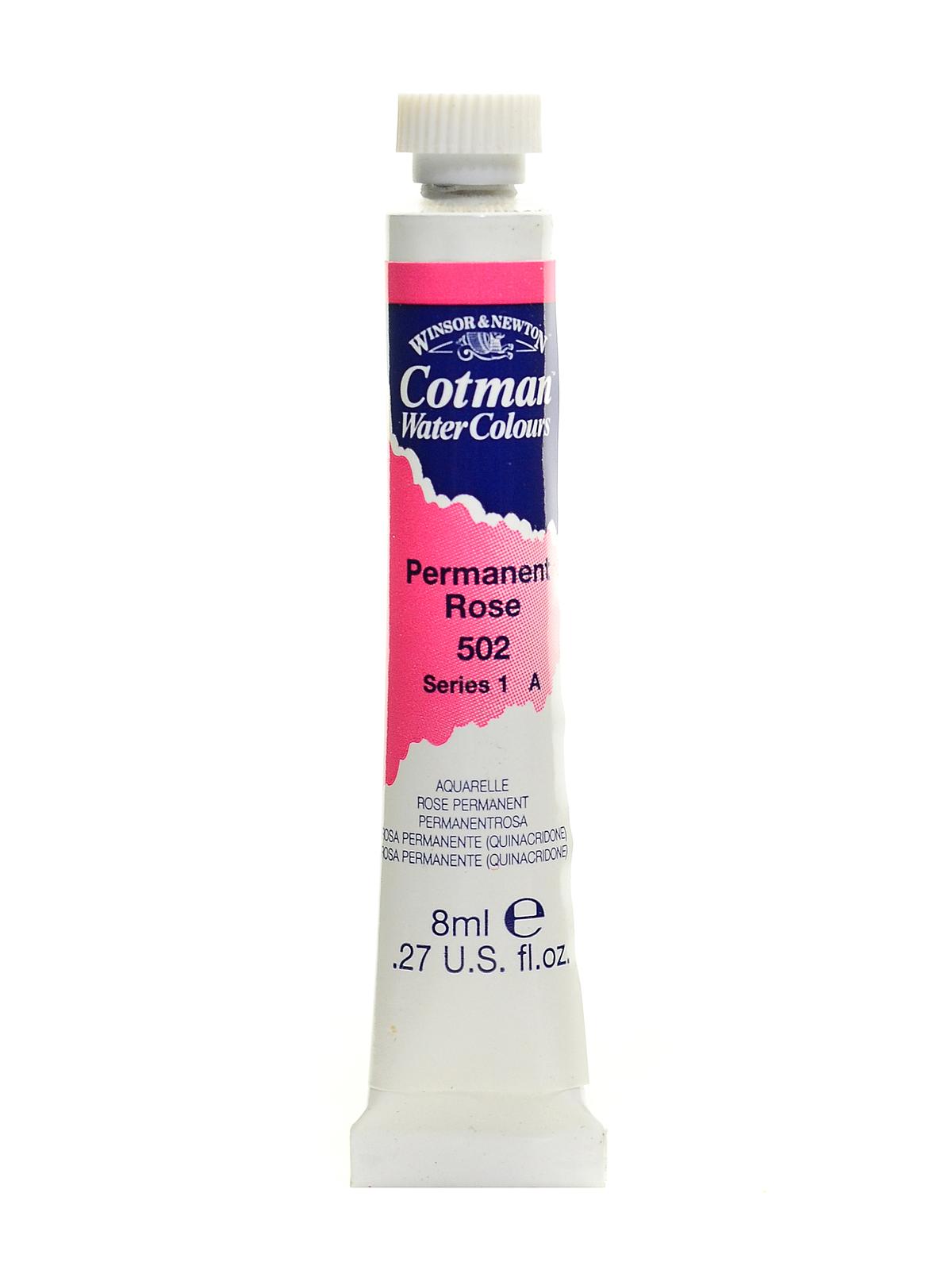 Cotman Water Colours permanent rose 502 8 ml