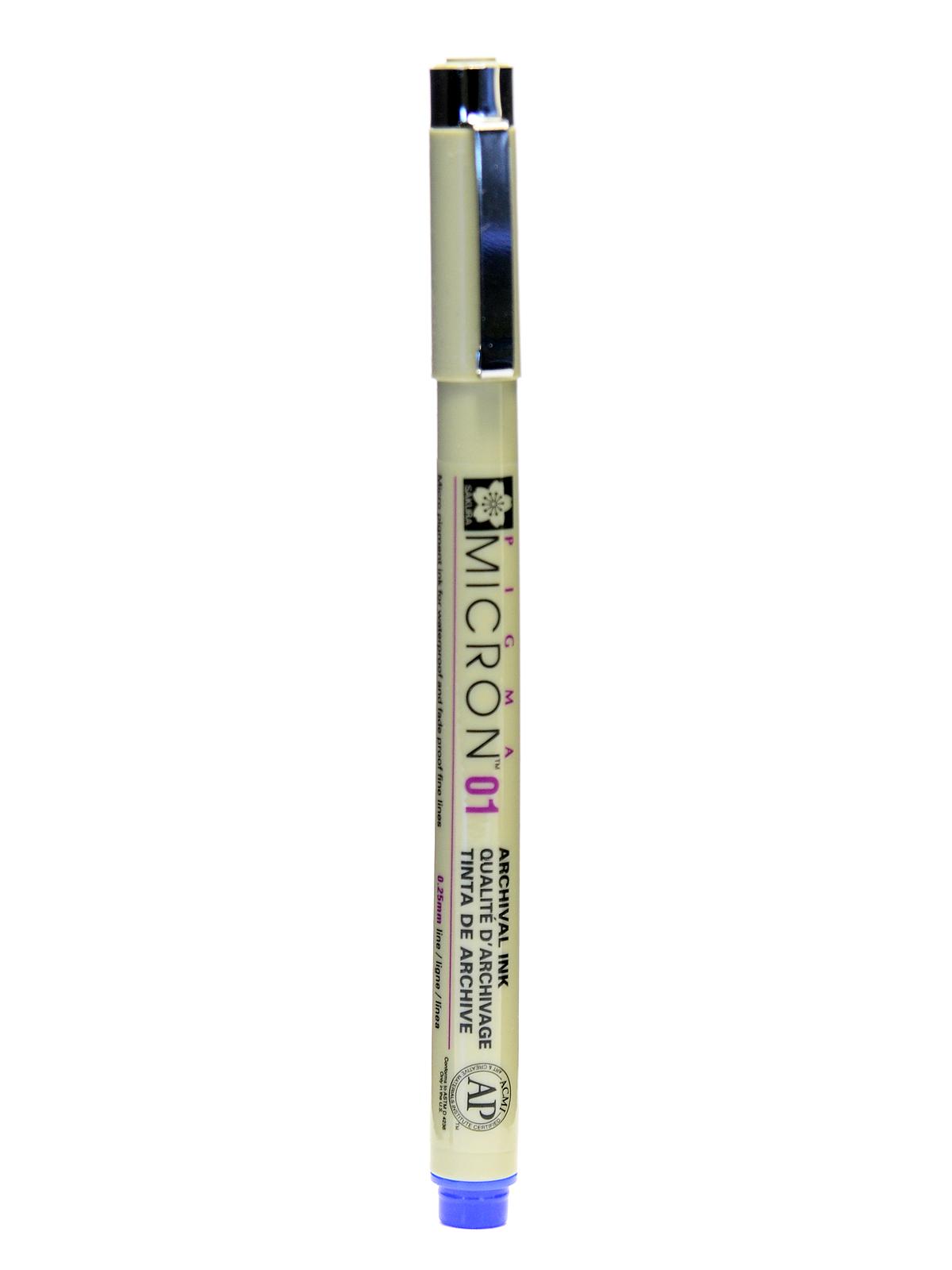 Pigma Micron blue 01 (0.25 mm)