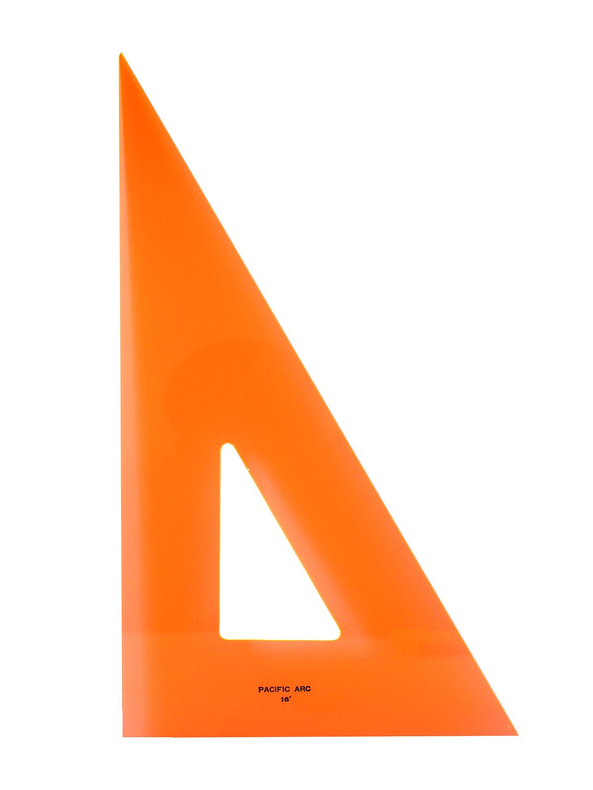Professional Fluorescent Triangles 16 in. 30 60 degrees