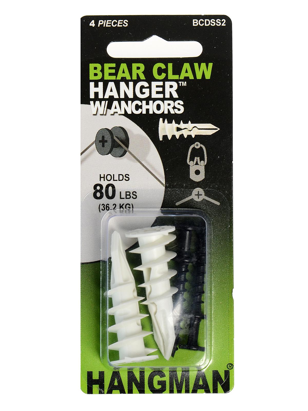 Bearclaw Hanger Hangers And Anchors 1 1 4 In. Pack Of 2