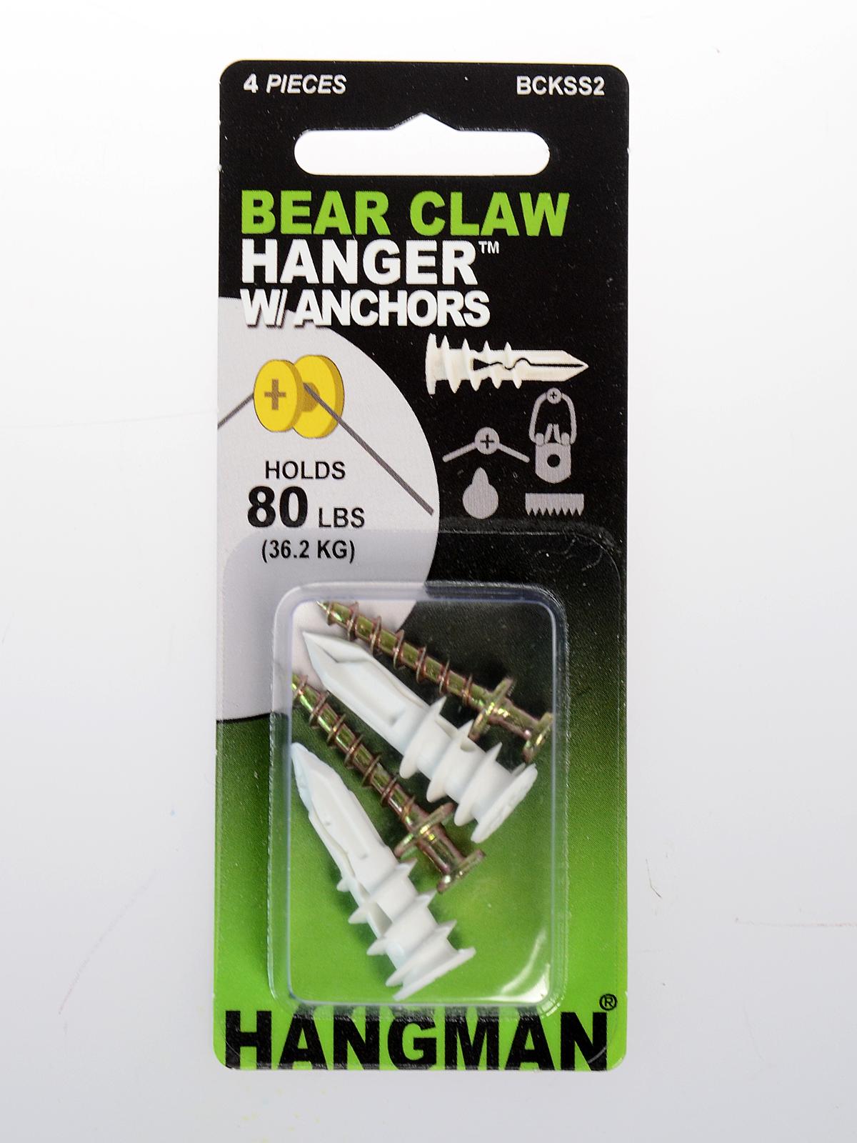 Bearclaw Hanger Hangers And Anchors; Gold Pack Of 2