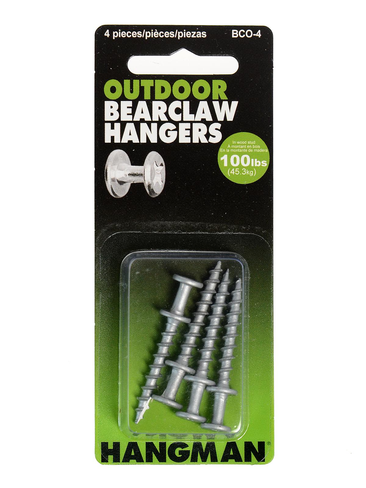 Bearclaw Hanger Outdoor Pack Of 4