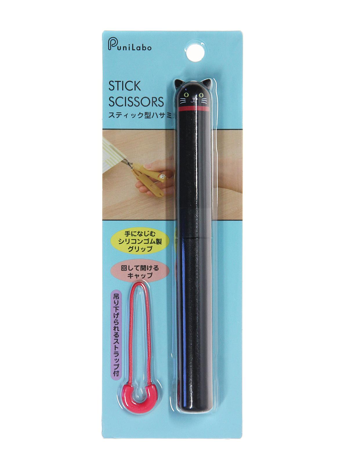 Stick Scissors black cat