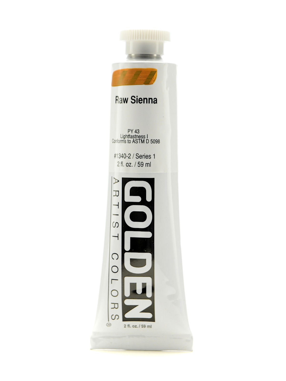 Heavy Body Acrylics raw sienna 2 oz.
