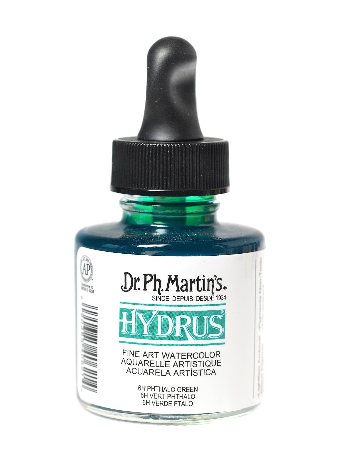 Hydrus Fine Art Watercolor phthalo green