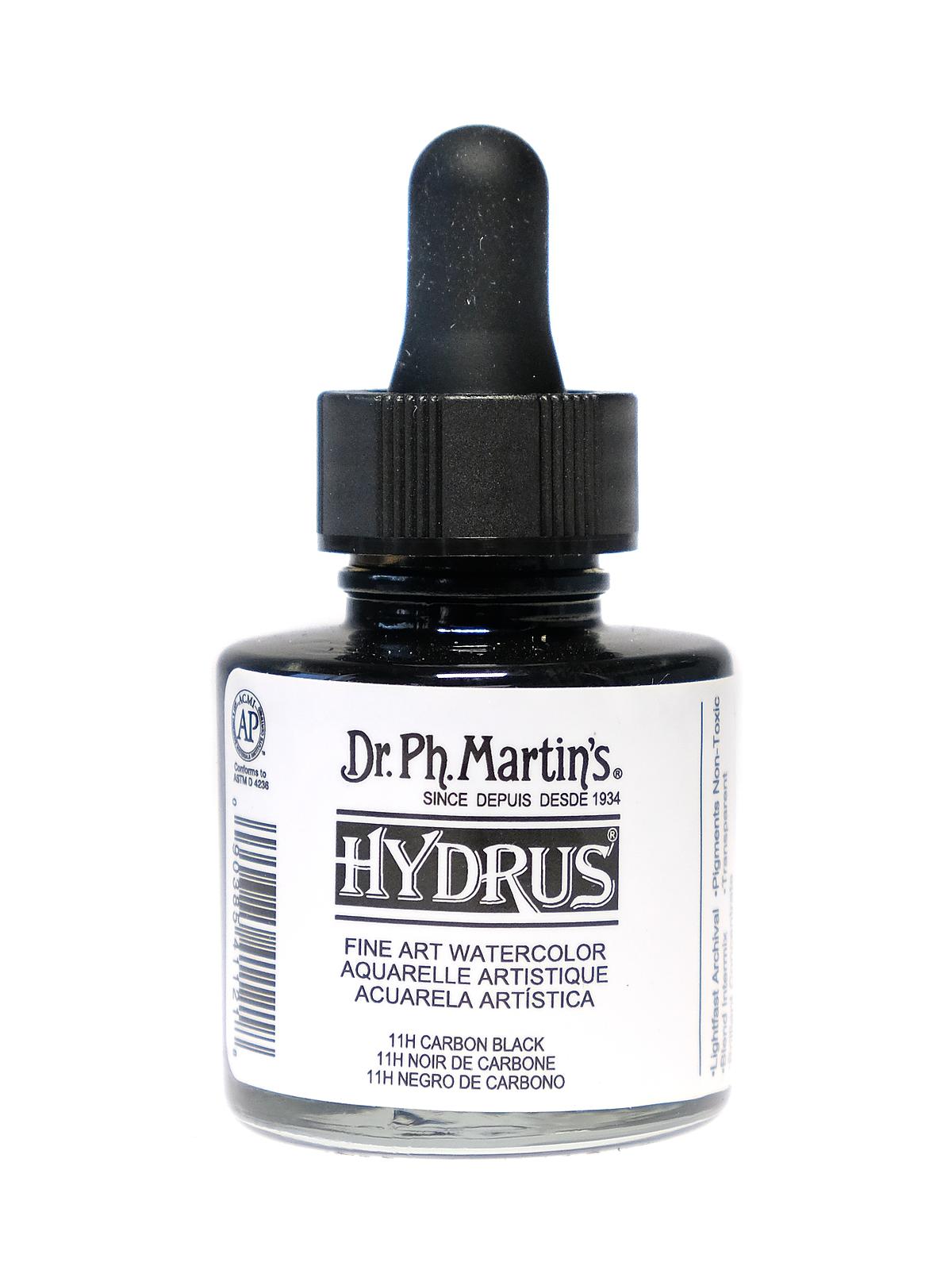 Hydrus Fine Art Watercolor carbon black