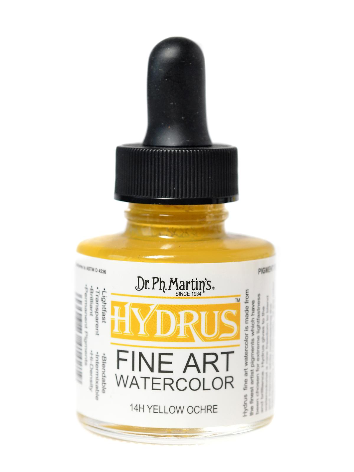 Hydrus Fine Art Watercolor Yellow Ochre