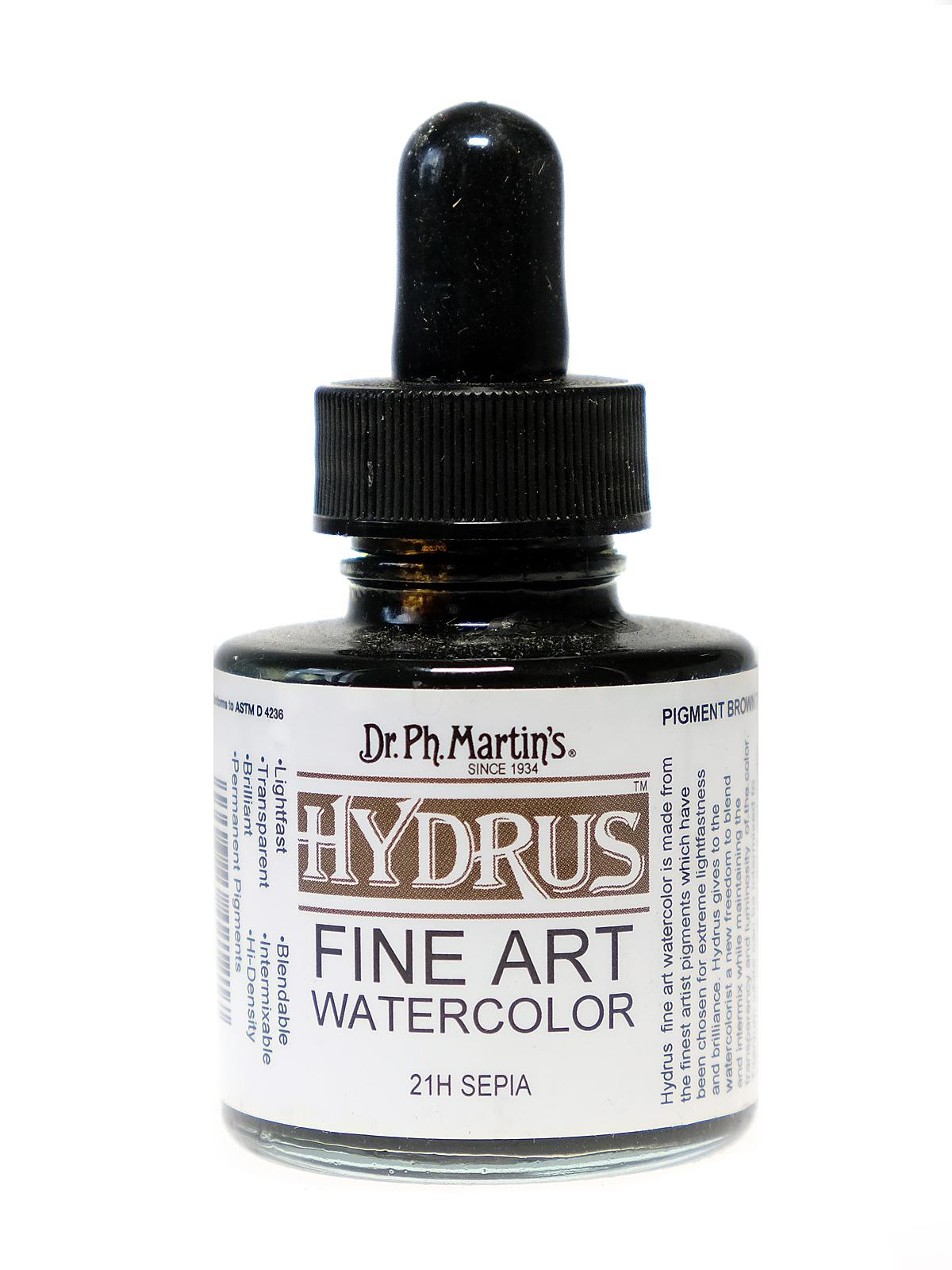 Hydrus Fine Art Watercolor sepia