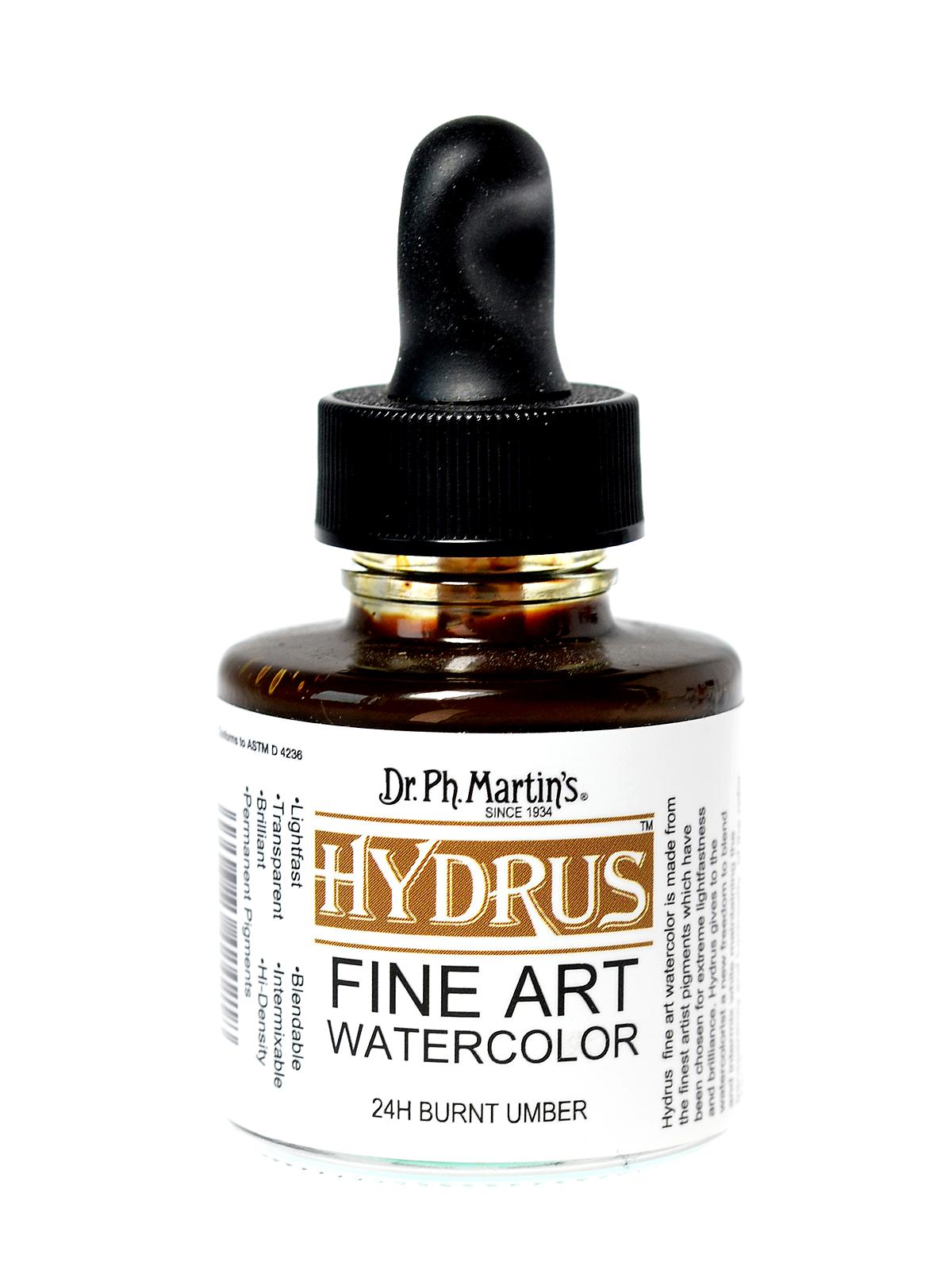 Hydrus Fine Art Watercolor Burnt Umber