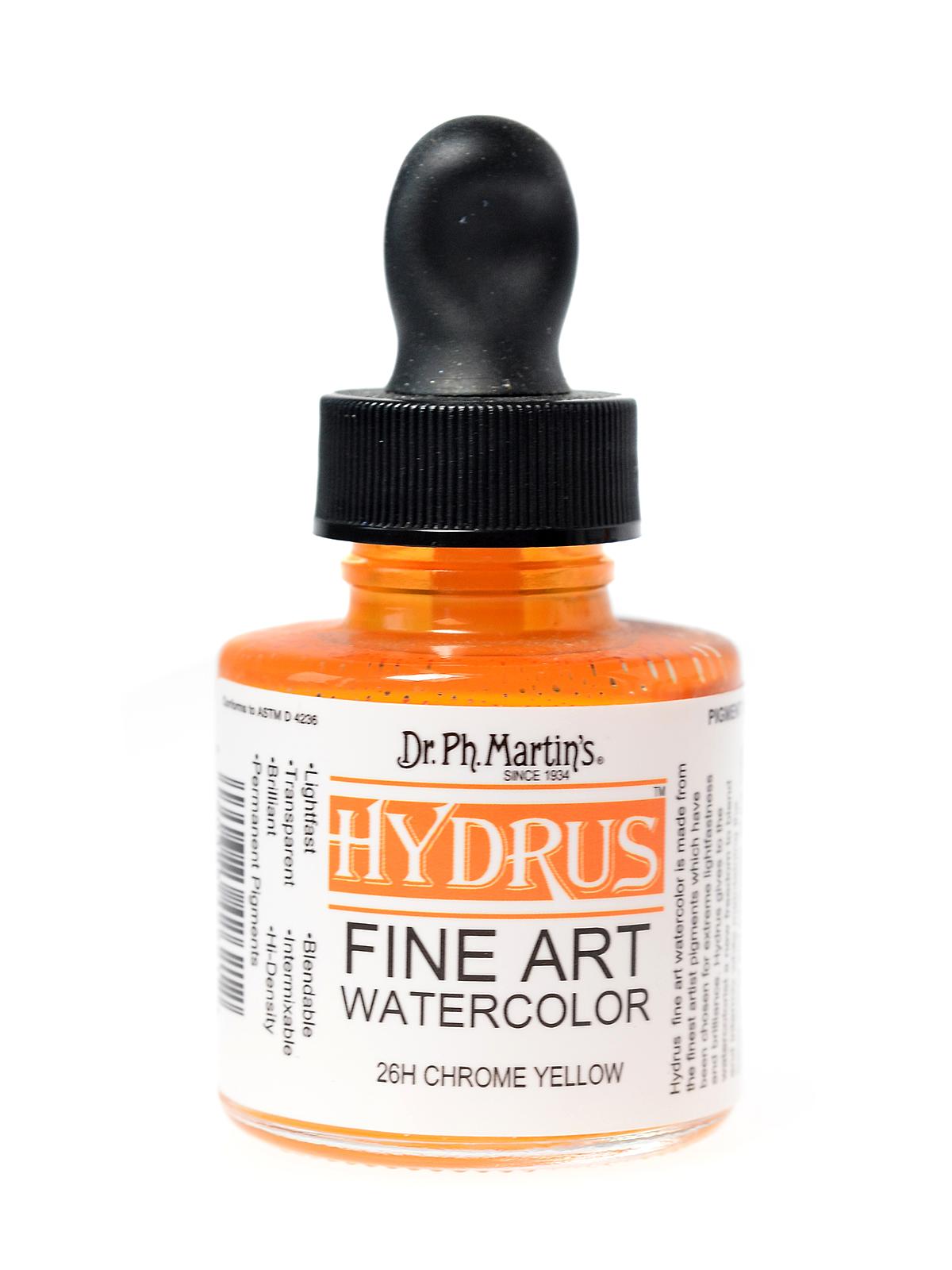 Hydrus Fine Art Watercolor chrome yellow