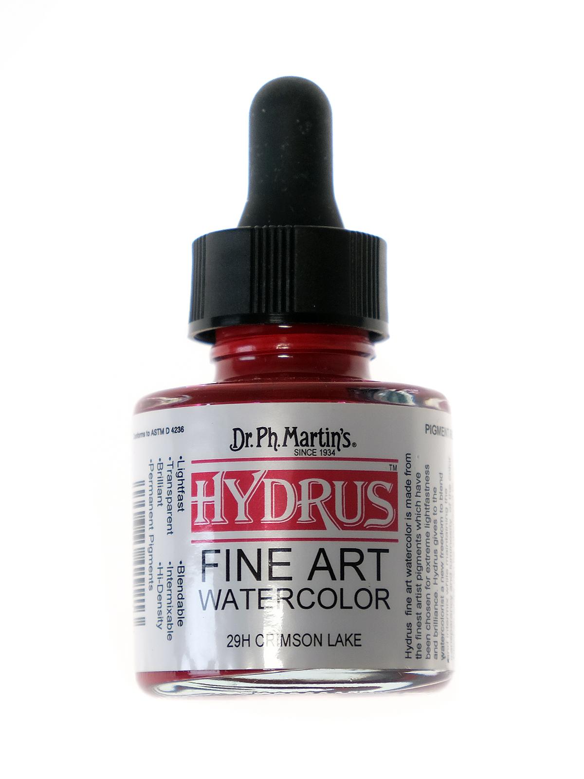 Hydrus Fine Art Watercolor Crimson Lake