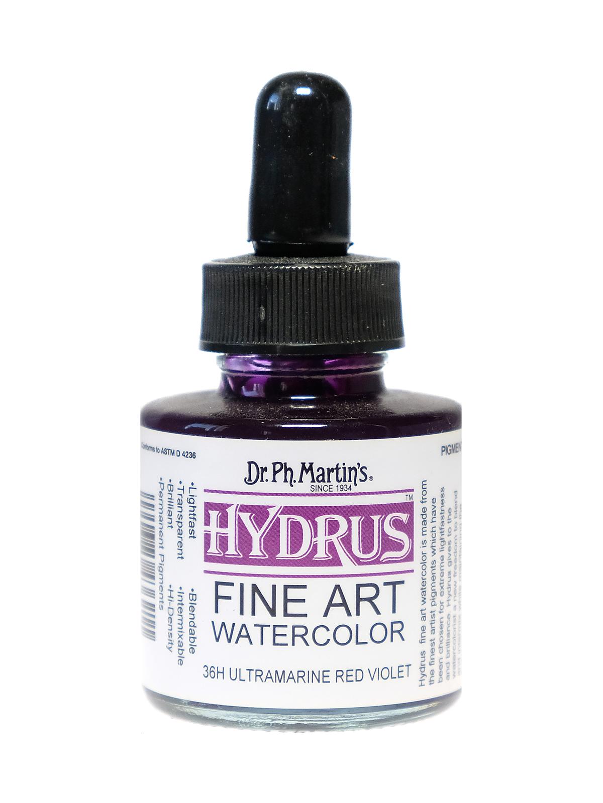 Hydrus Fine Art Watercolor Ultramarine Red Violet