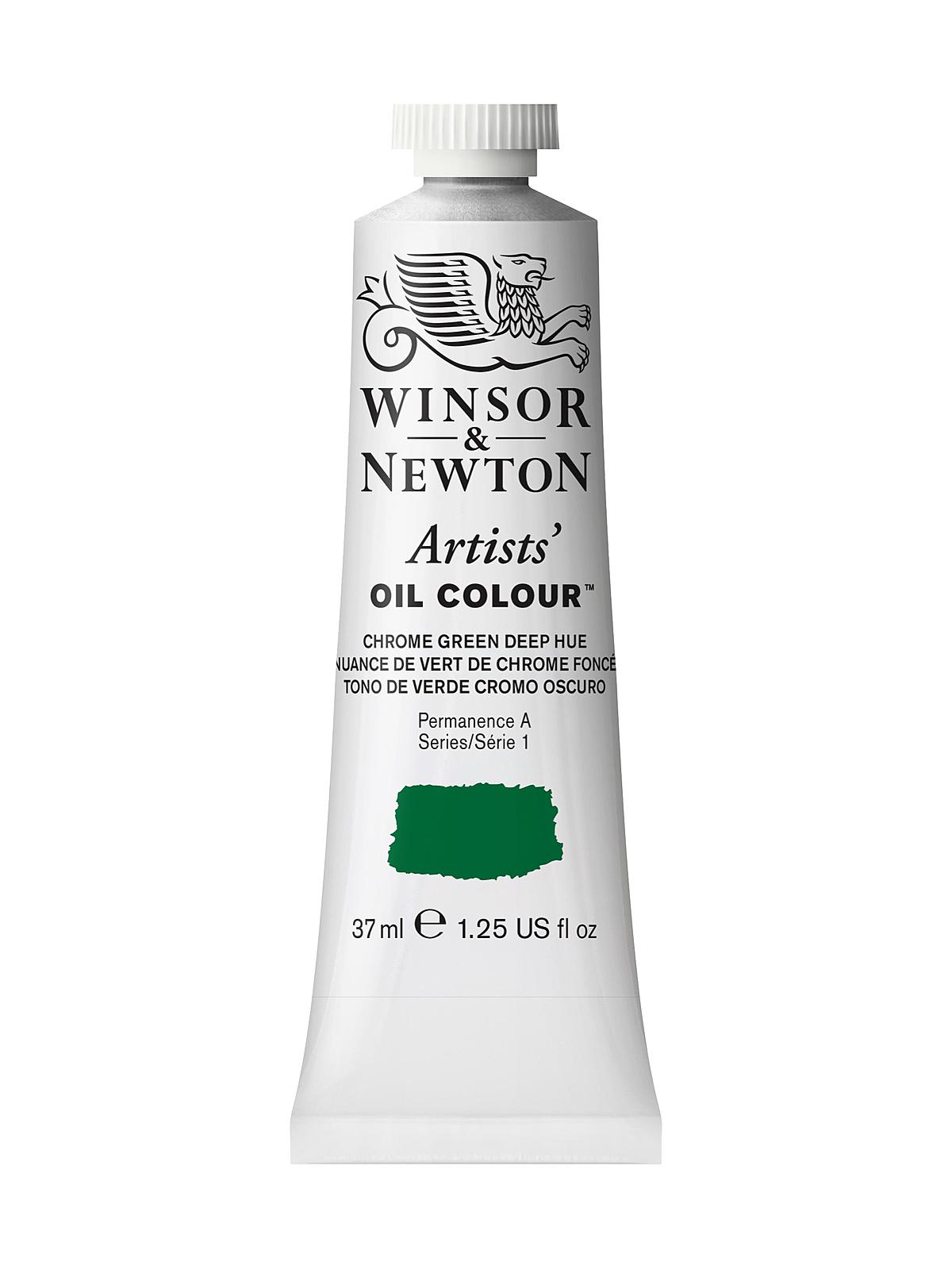 Artists' Oil Colours chrome green deep hue 147 37 ml