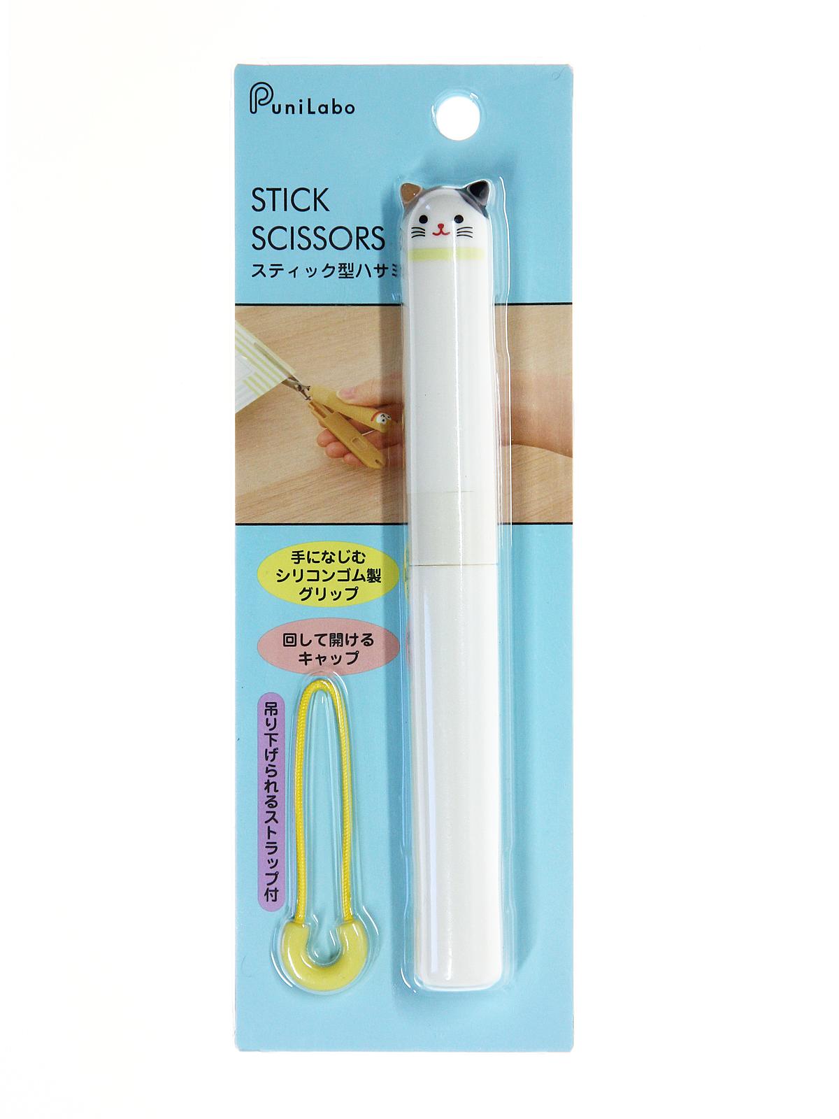 Stick Scissors calico cat