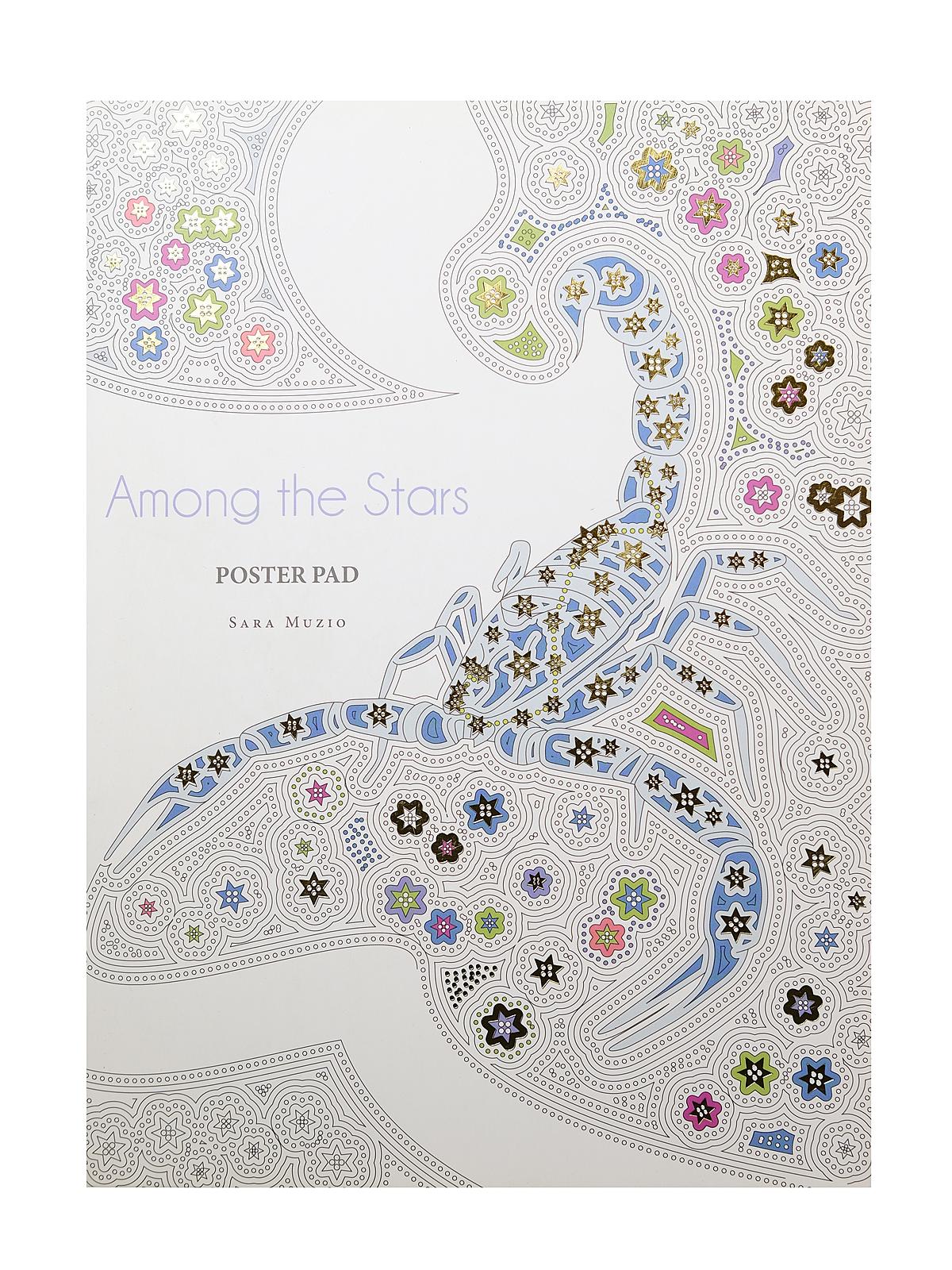 Poster Coloring Book Among The Stars