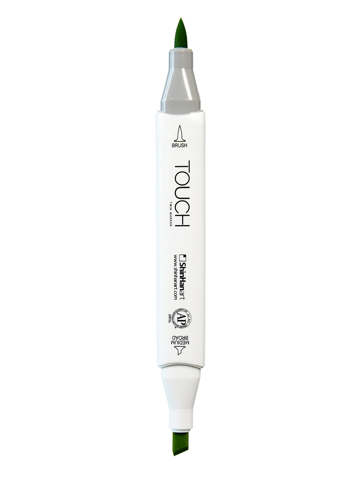 Touch Twin Brush Markers yellow green GY48