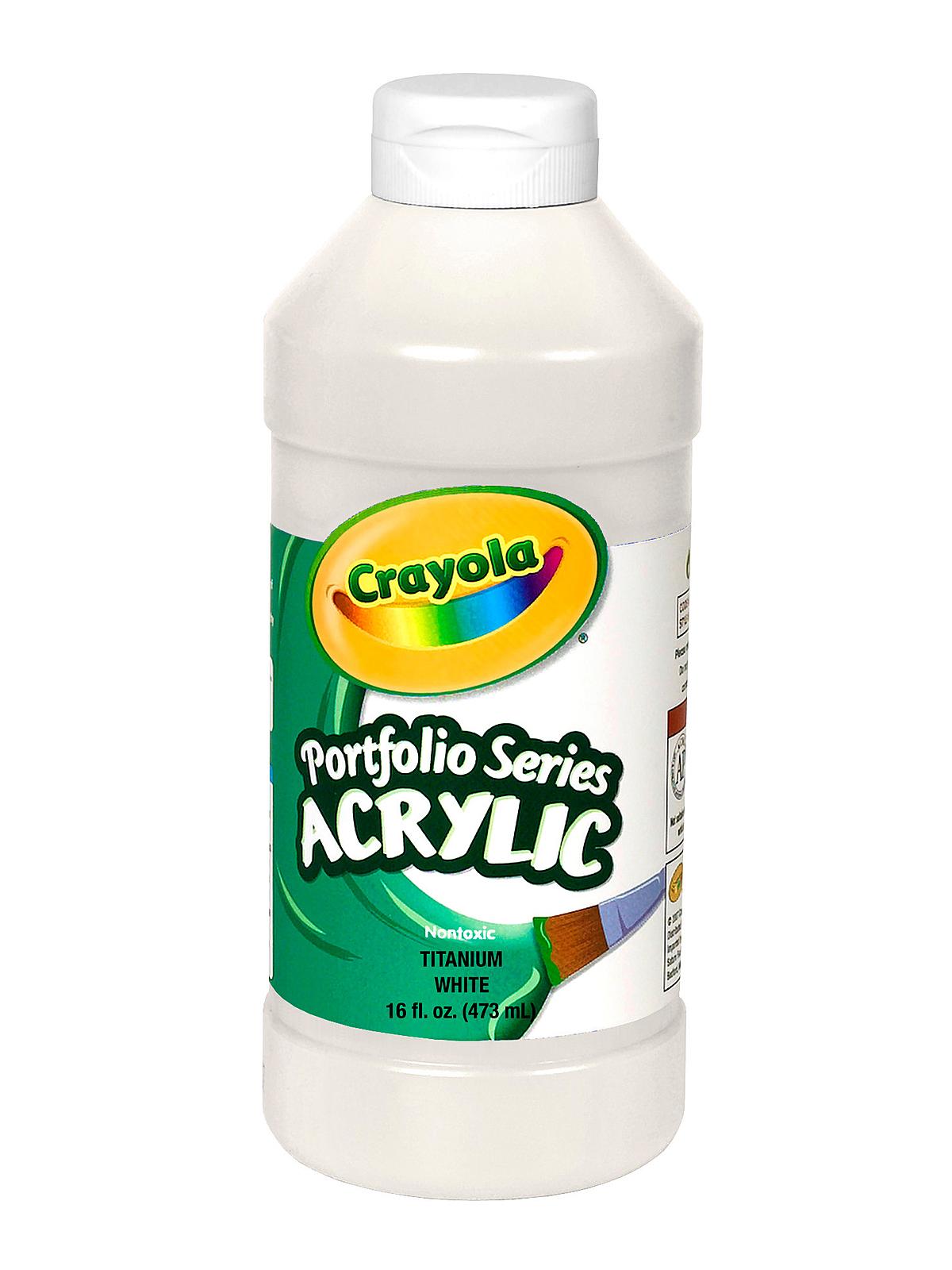 Portfolio Series Acrylic Paint titanium white 16 oz.