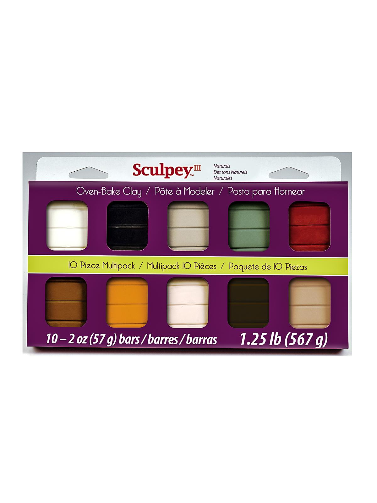 10-Piece  III Multipacks naturals