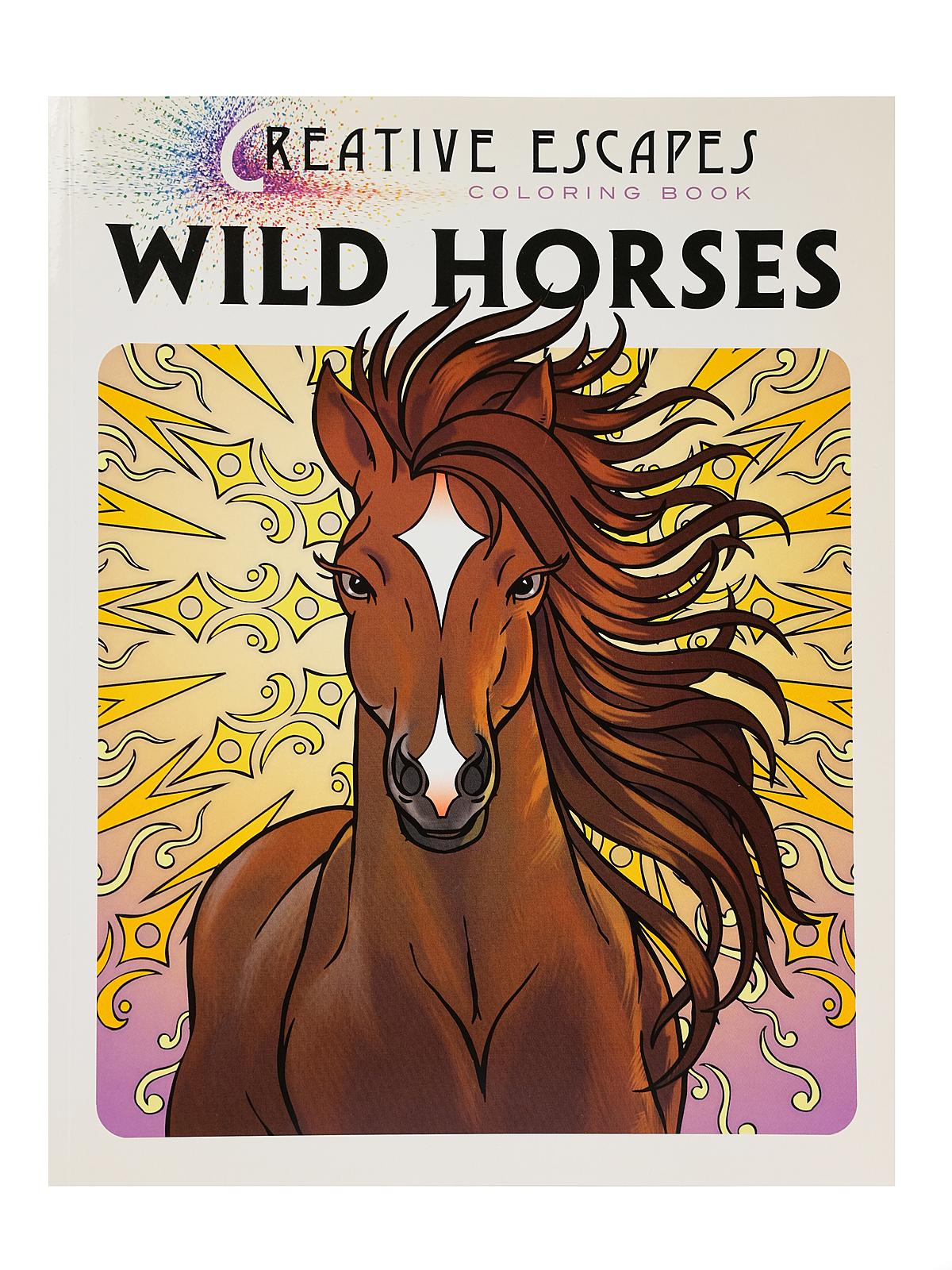 Coloring Books wild horses