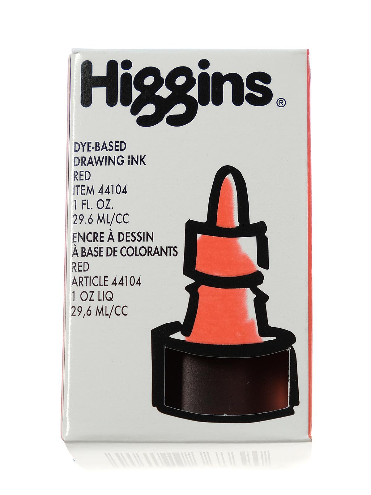 Color Drawing Inks red Dye Based   Non-Waterproof 1 oz.