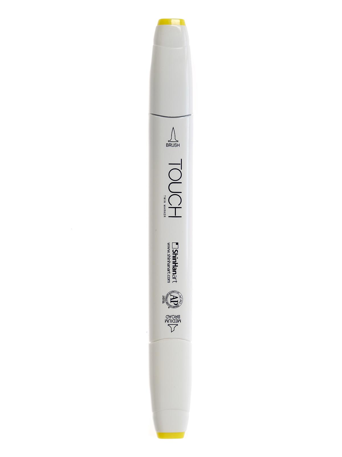 Touch Twin Brush Markers primary yellow Y221