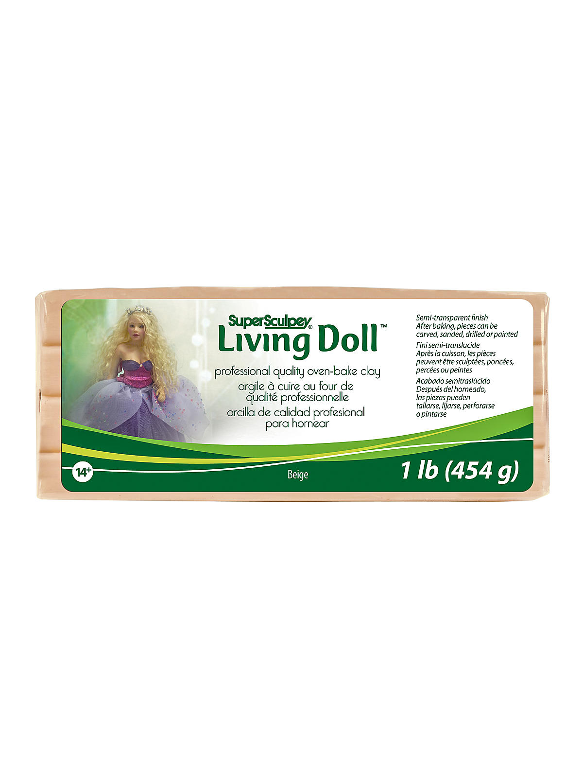 Living Doll Modeling Compound Beige 1 Lb.
