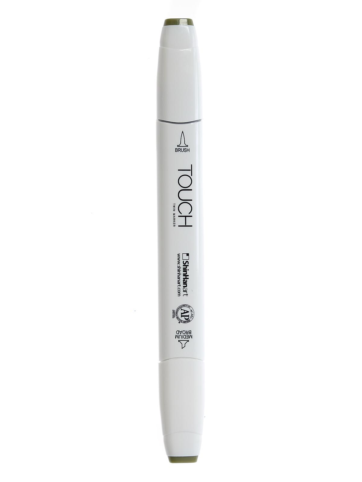 Touch Twin Brush Markers olive green dark Y225
