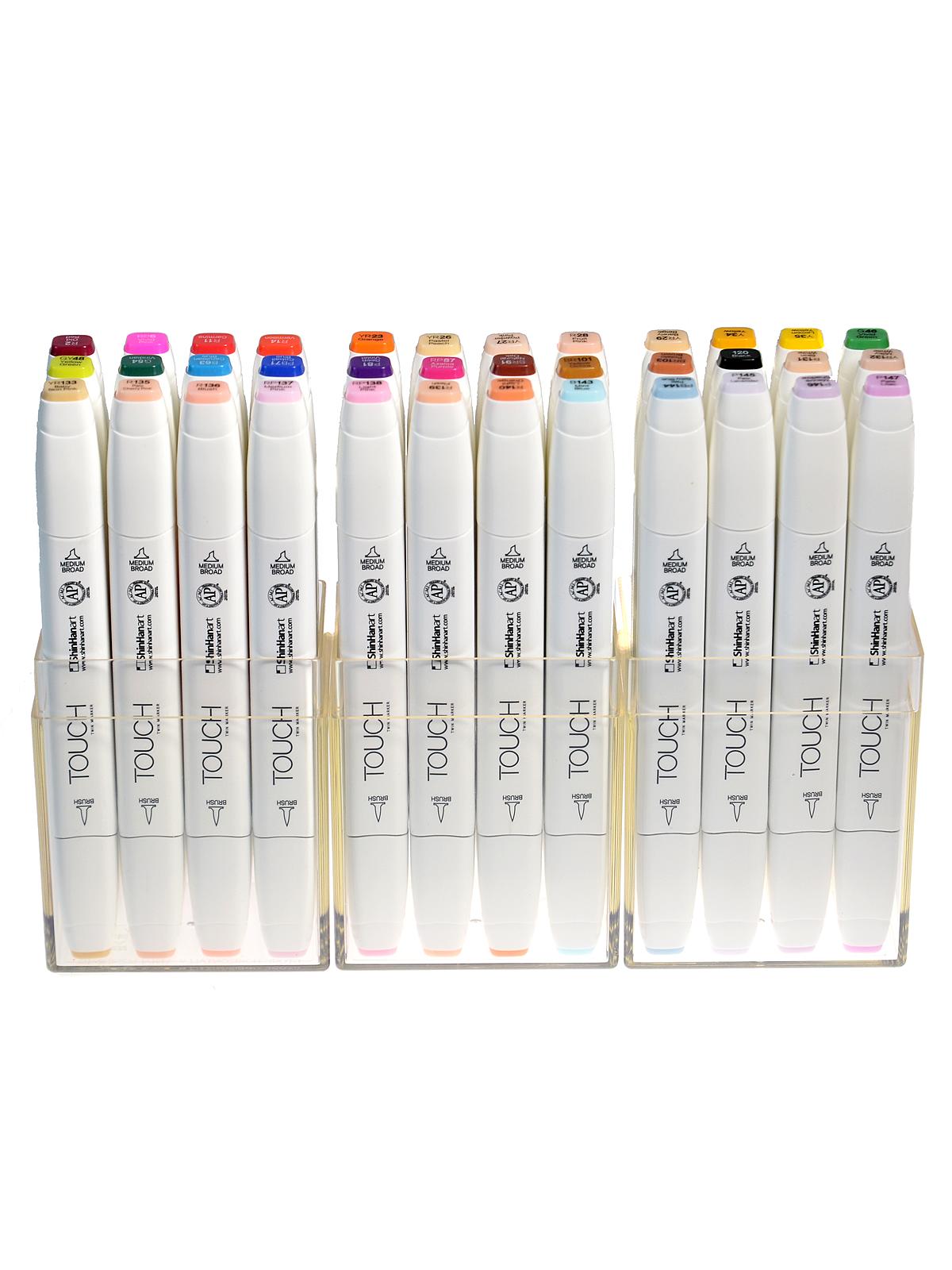 Touch Twin Brush Marker Sets set of 36 basics