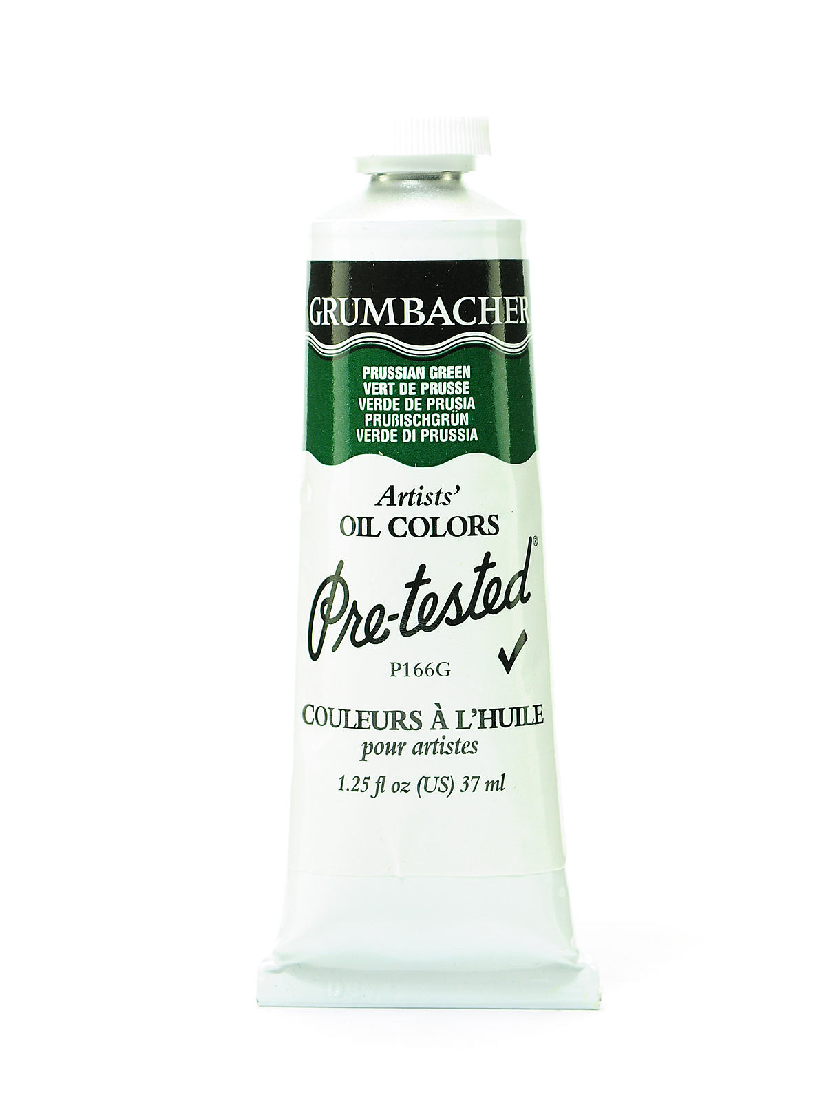 Pre-Tested Artists Oil Colors Prussian green P166 1.25 oz.