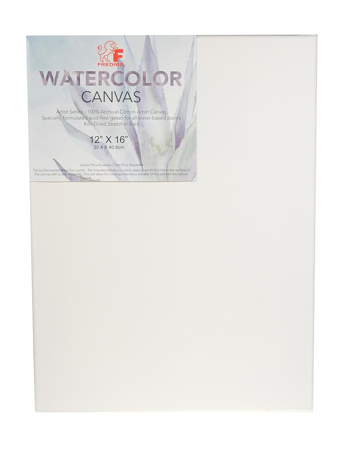 Archival Watercolor Stretched Canvas 12 In. X 16 In. Each