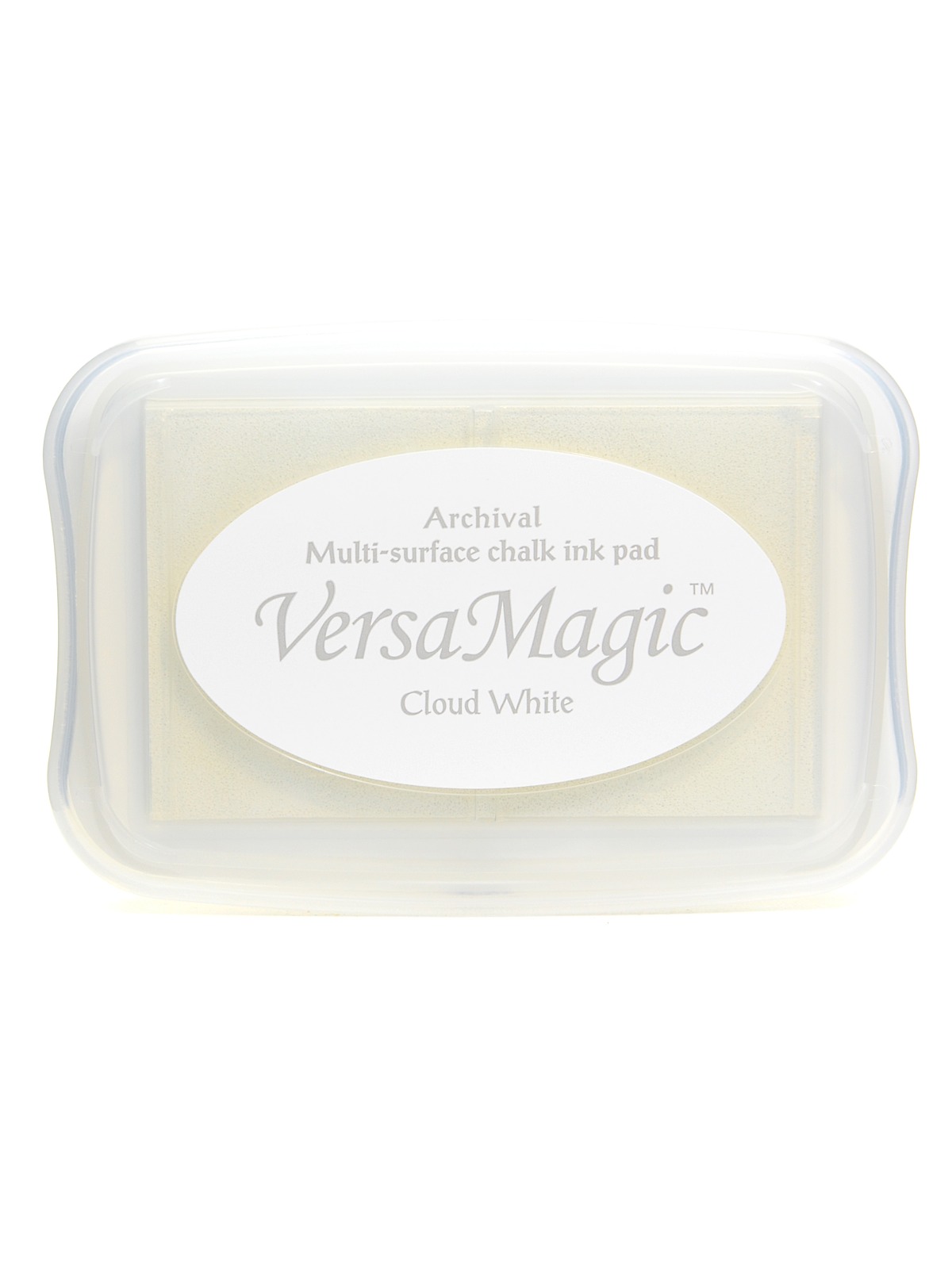 VersaMagic Archival Multi-Surface Chalk Ink cloud white 3.75 in. x 2.625 in. pad