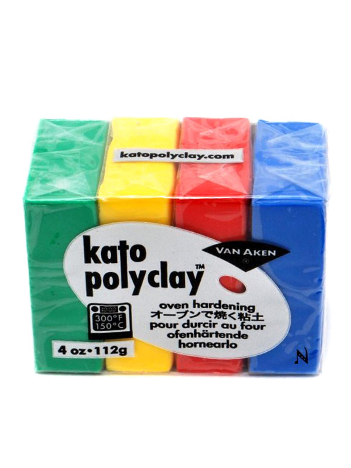 Kato Polyclay Sets Primary Set Of 4