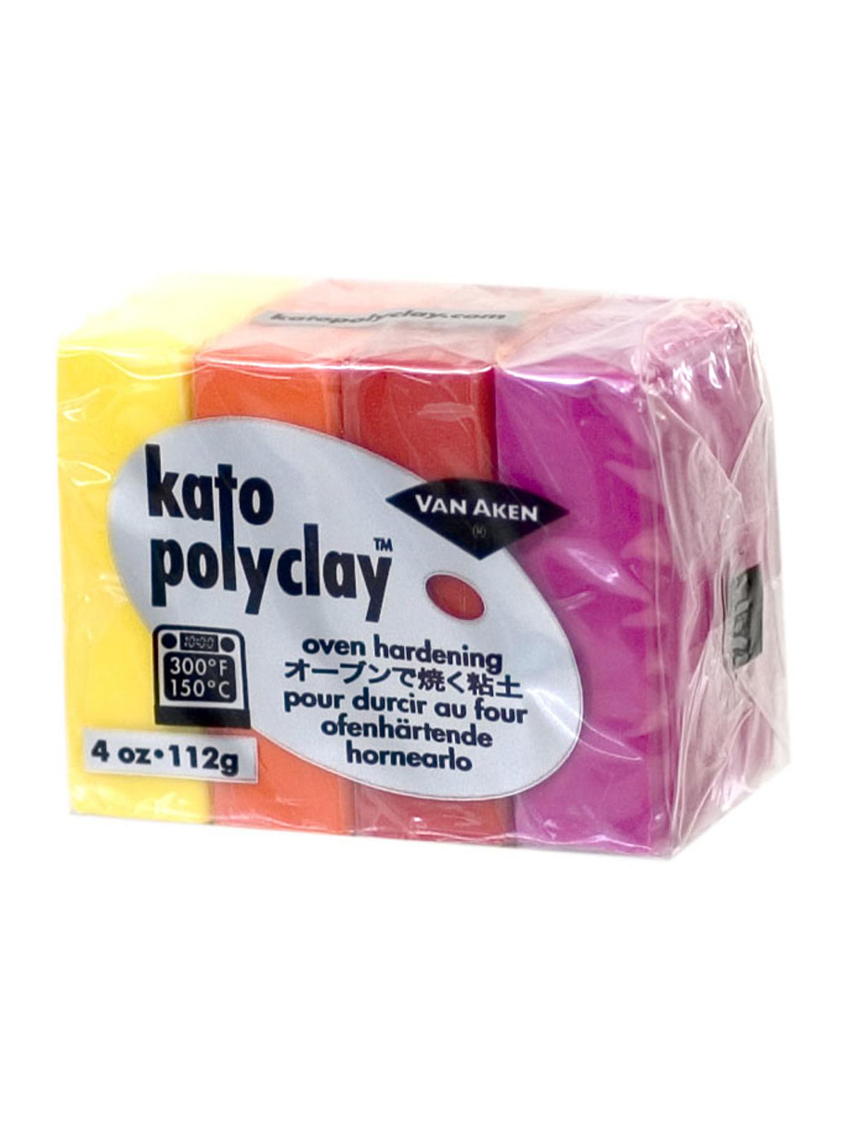 Kato Polyclay Sets Warm Set Of 4