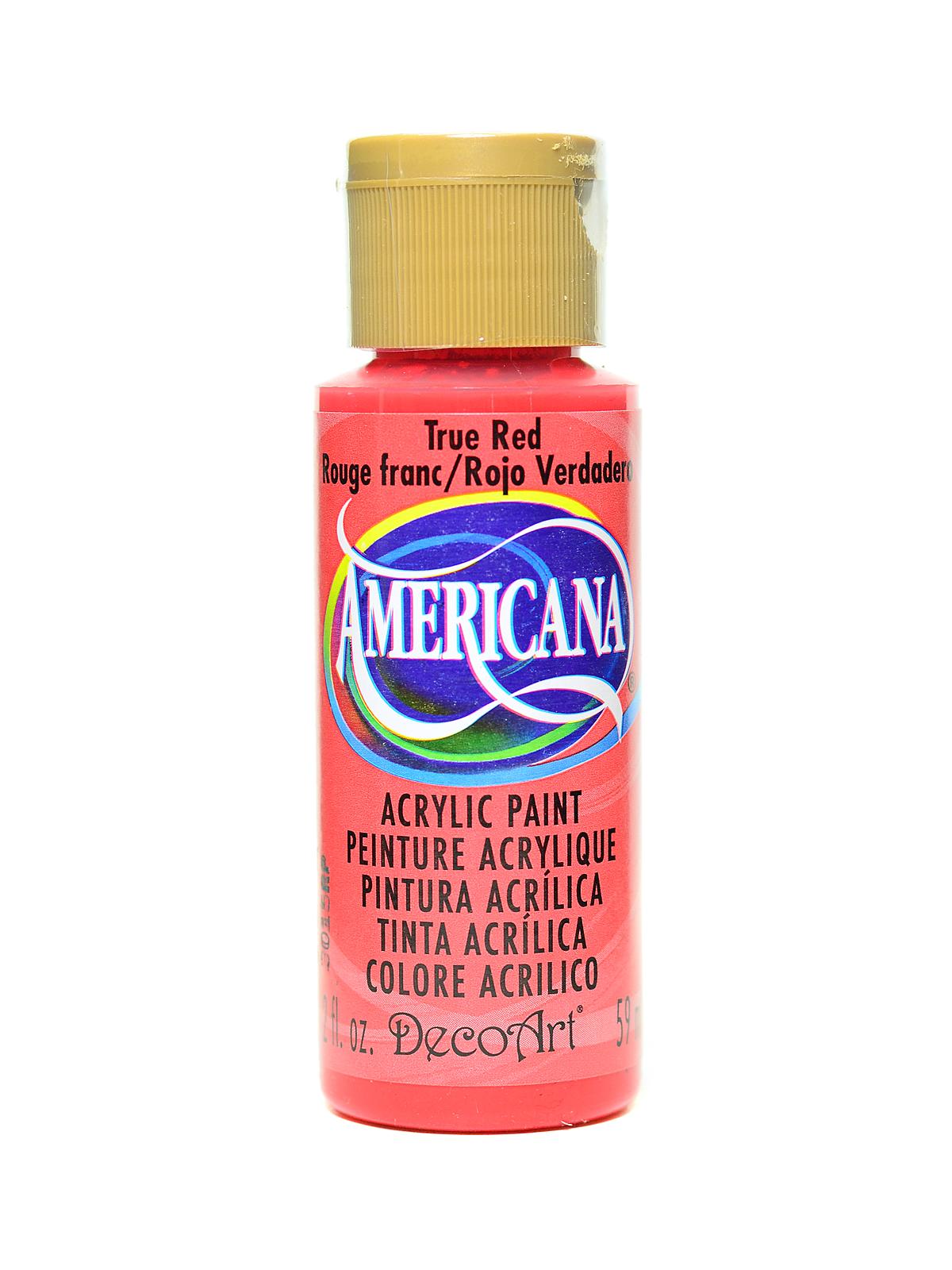 Americana Acrylic Paints true red 2 oz.